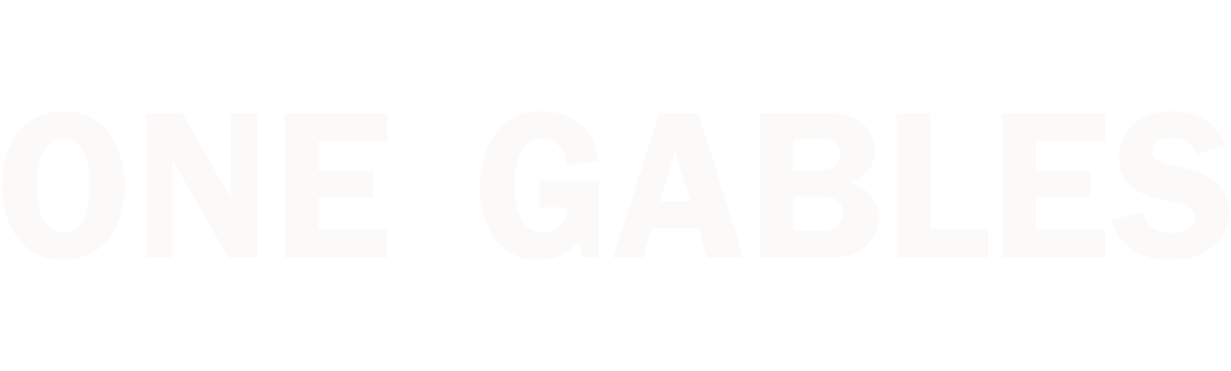 Text reading 'ONE GABLES' in white letters on a black background.
