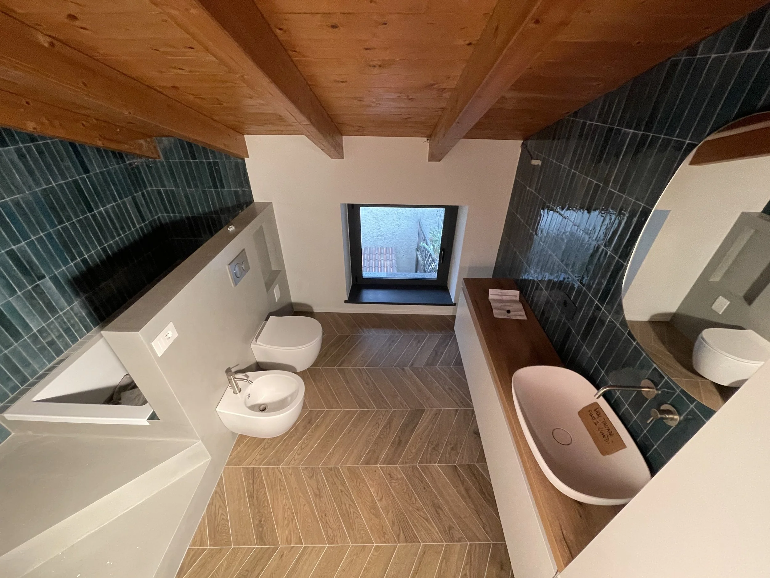 Bagno su soppalco