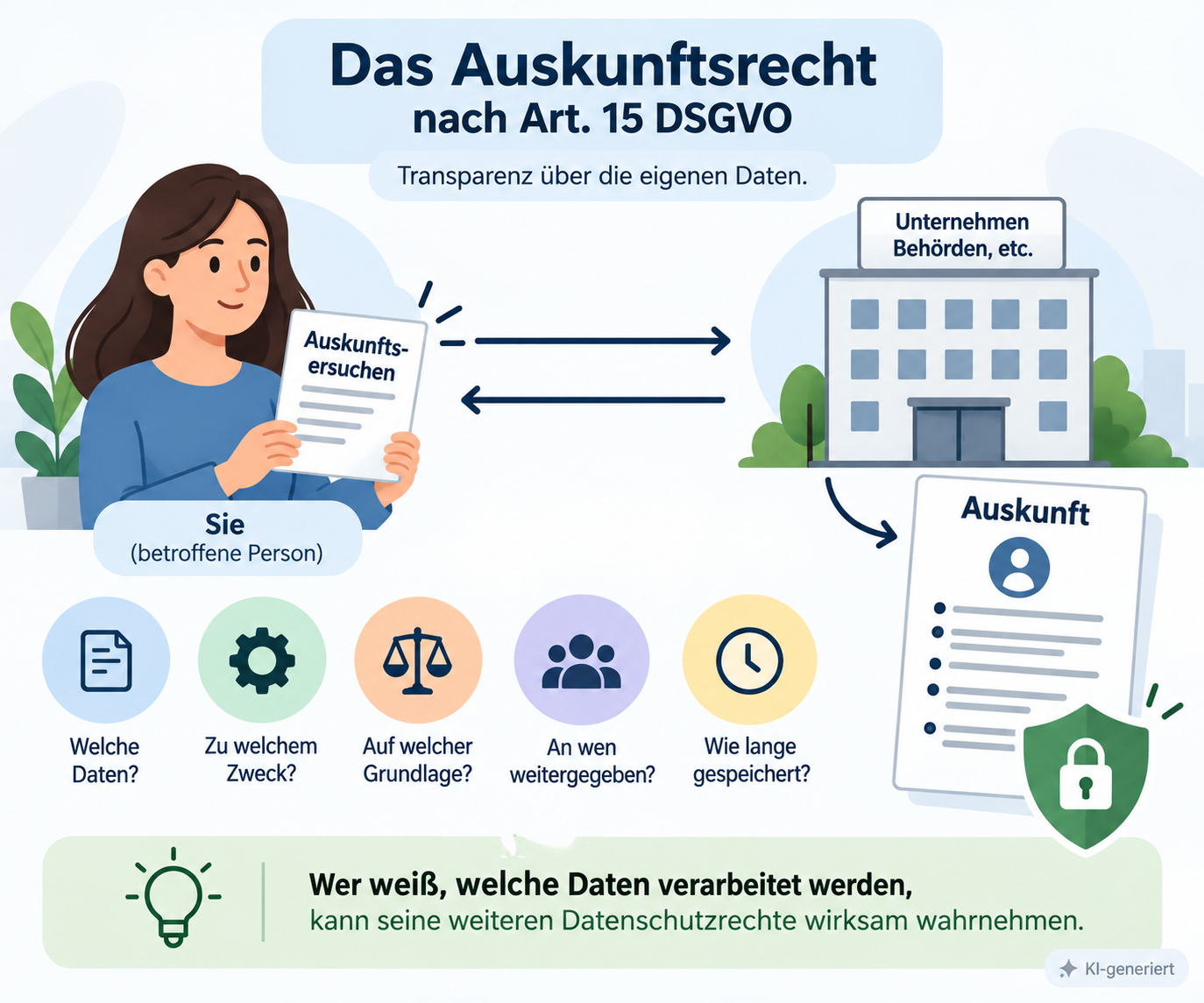 DSGVO-Gazette #60: Was ist das Auskunftsrecht nach Art. 15 DSGVO?