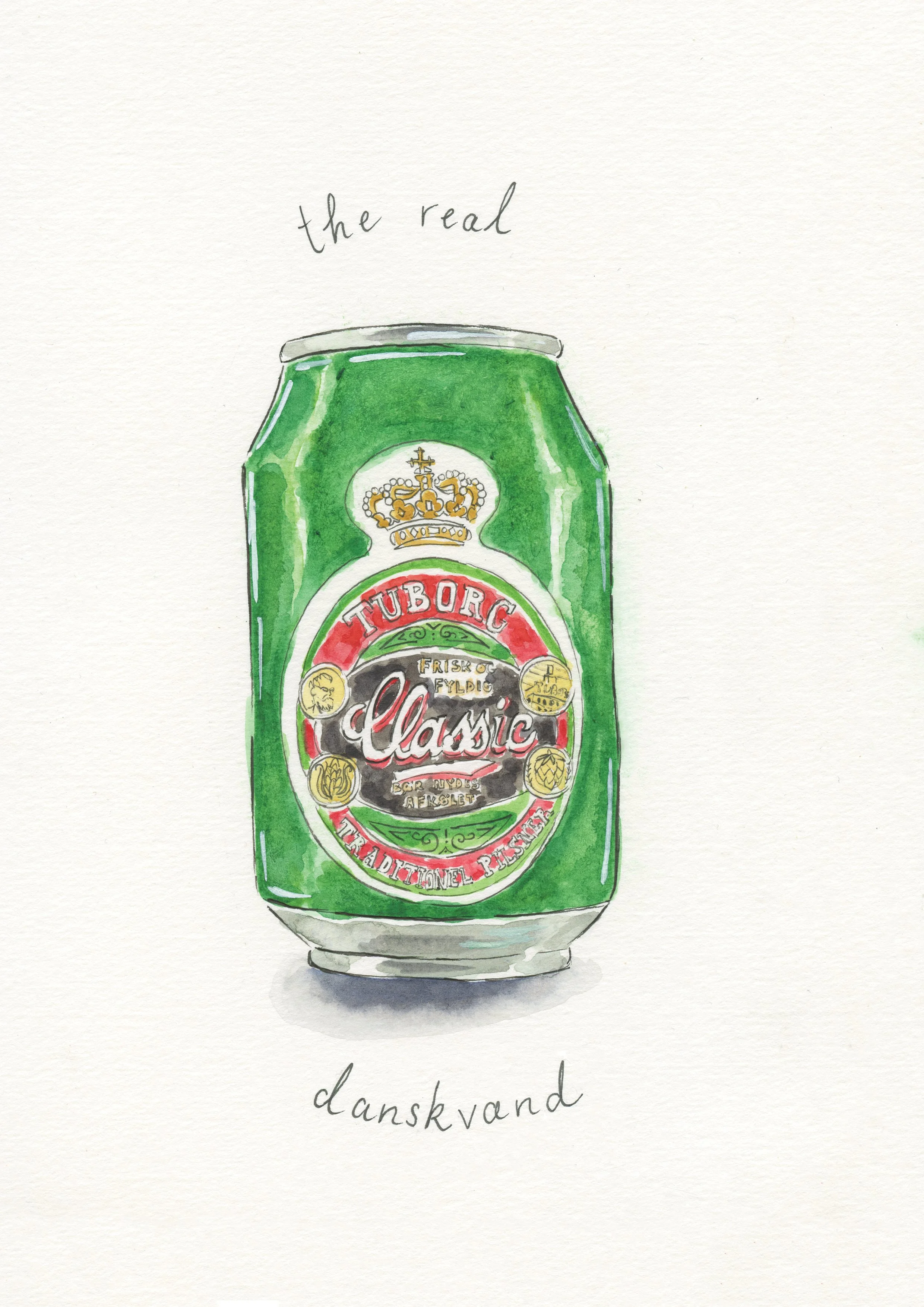 Tuborg Greeting Card