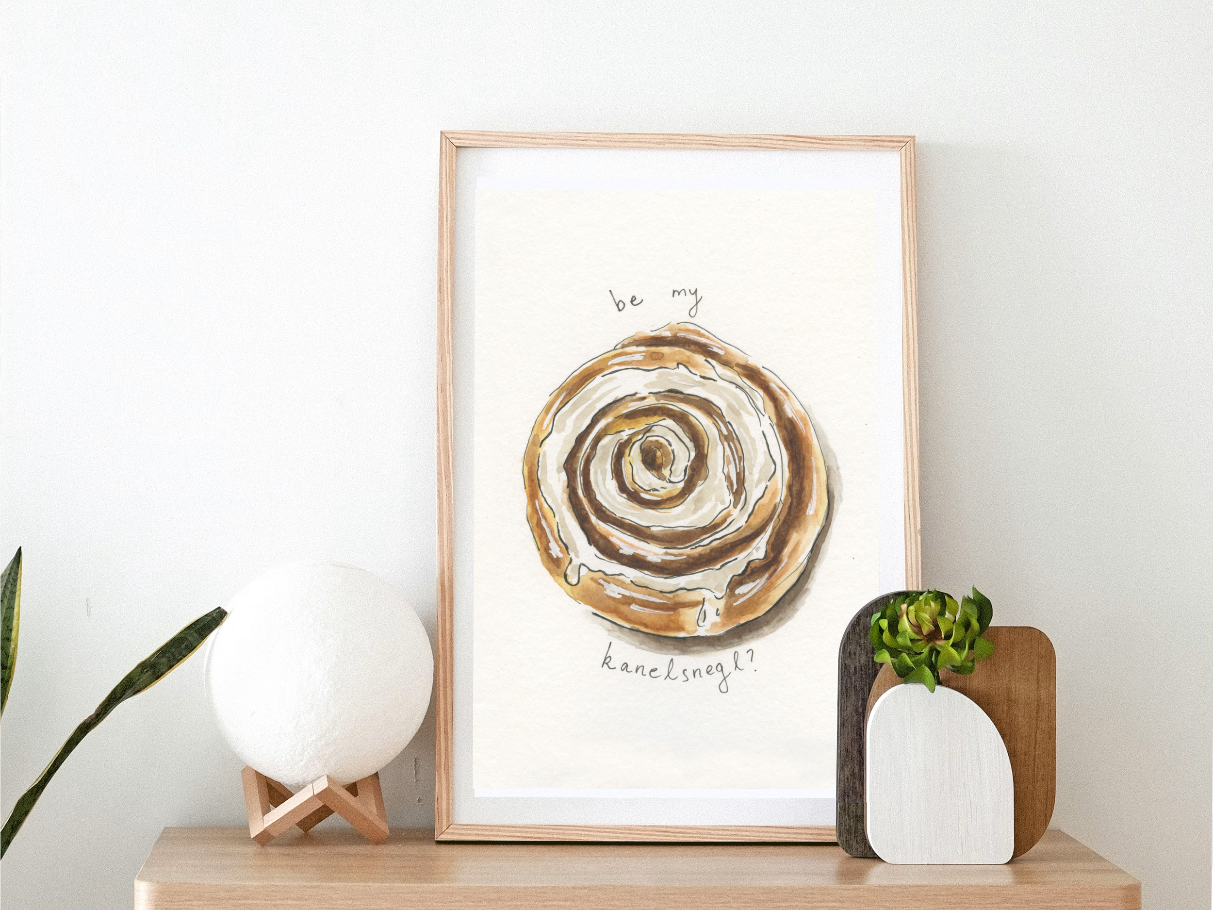 Kanelsnegl A3 Poster
