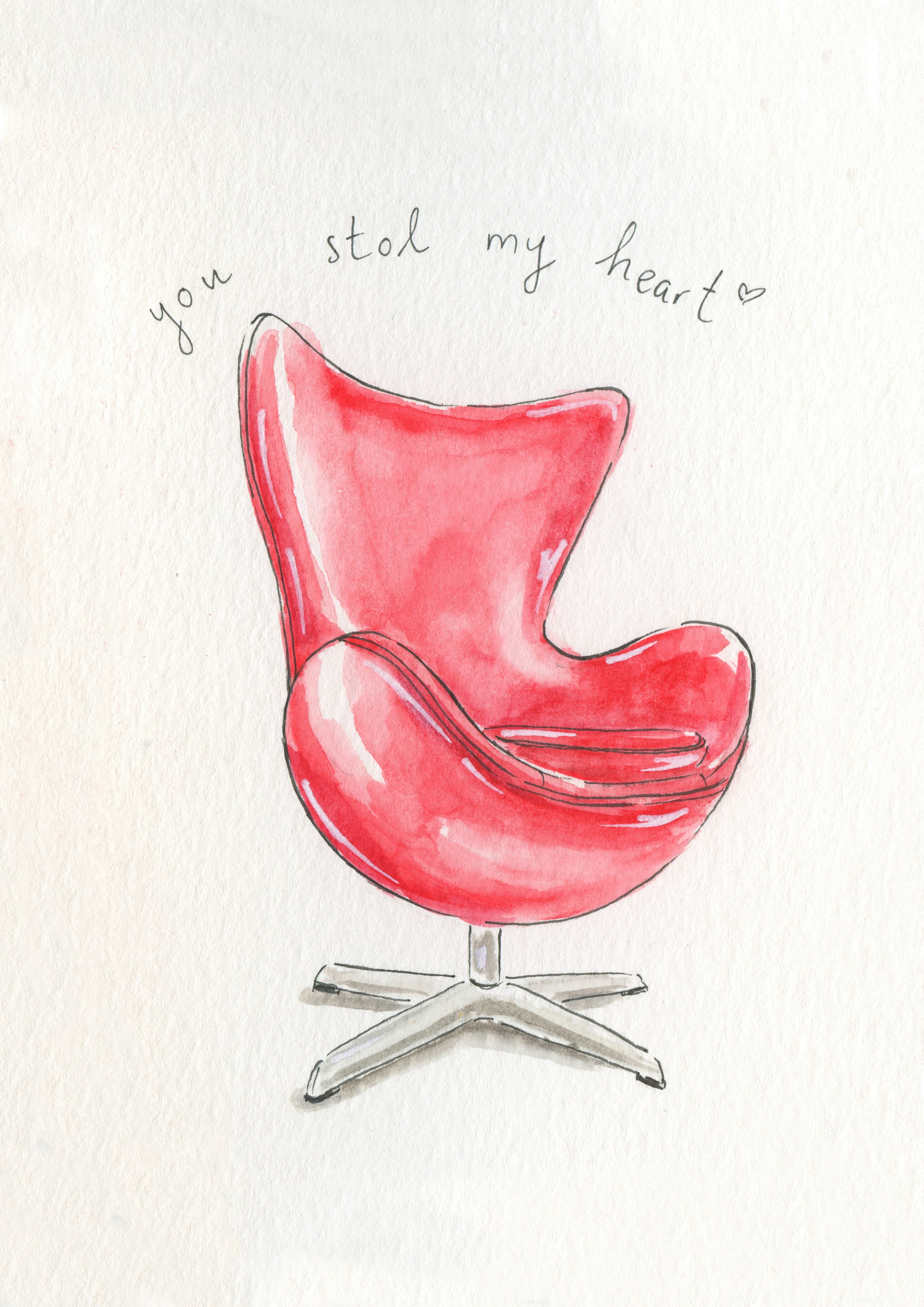 Stol Greeting Card