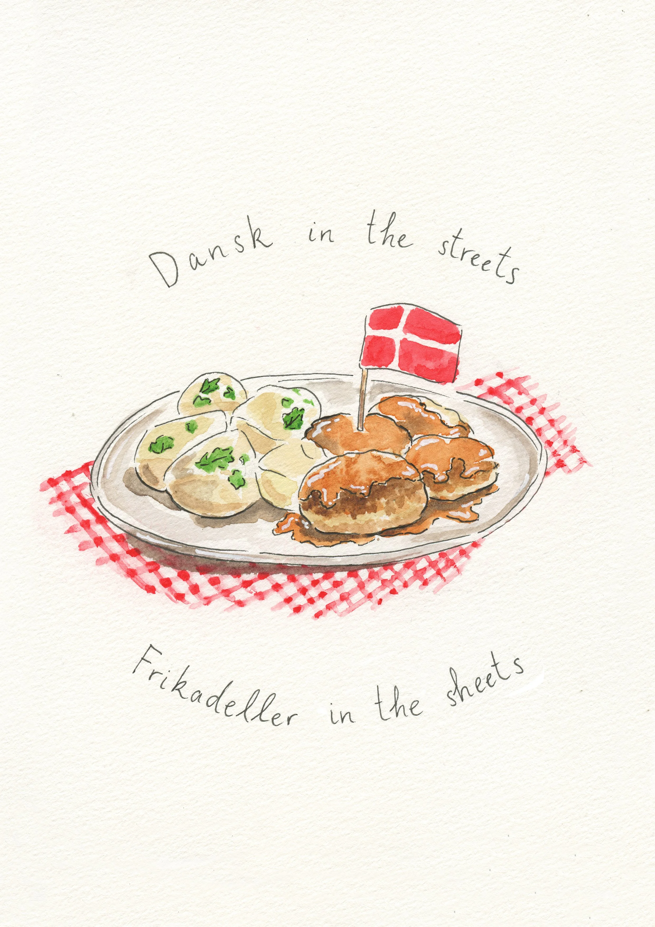 Frikadeller Greeting Card