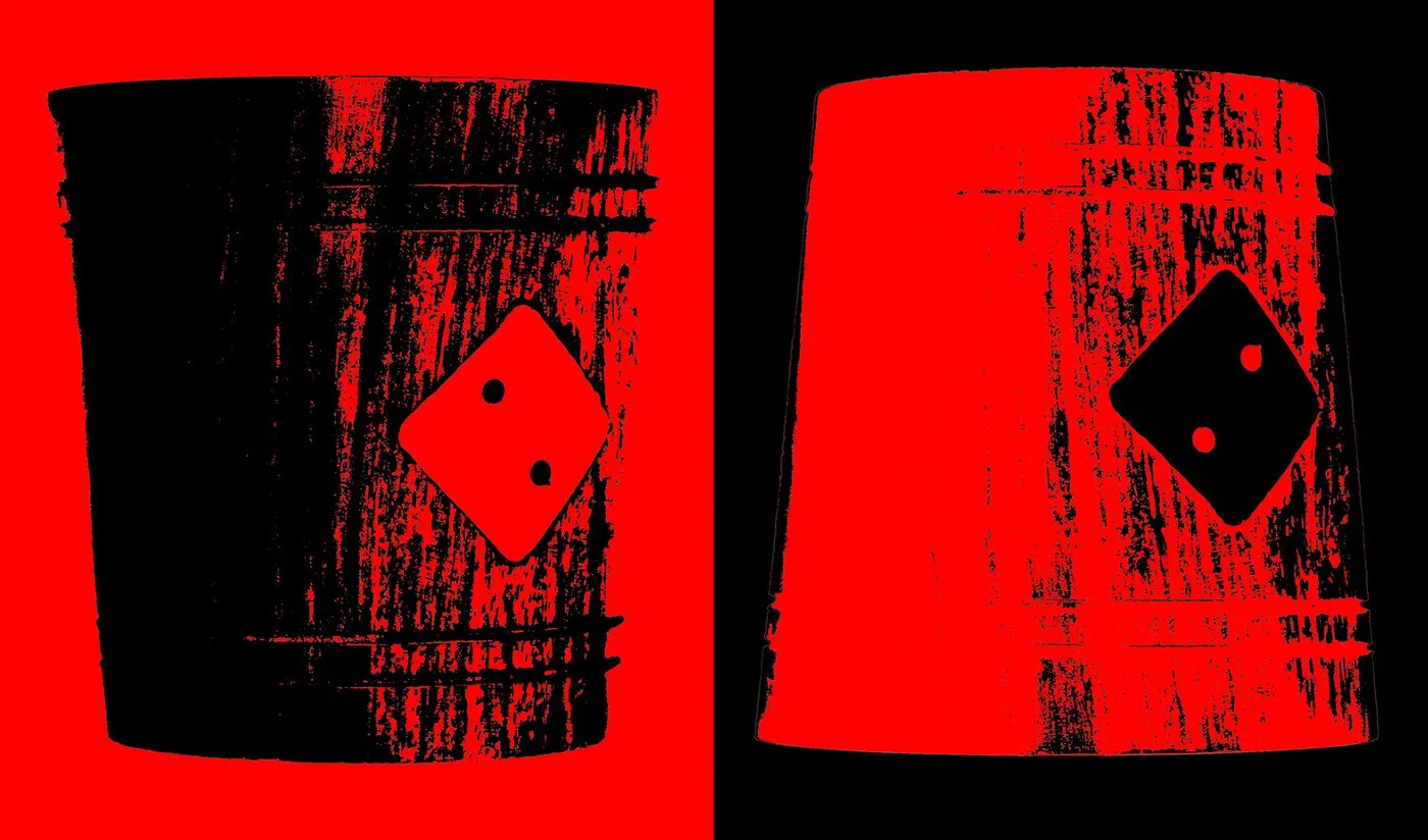 Double Dice Shaker (Red)