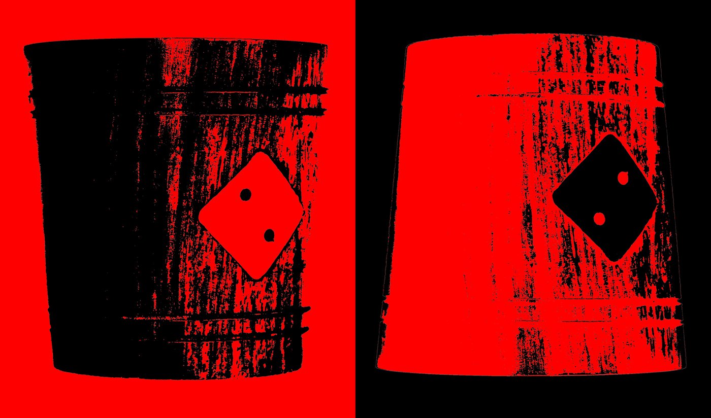 Double Dice Shaker (Red)