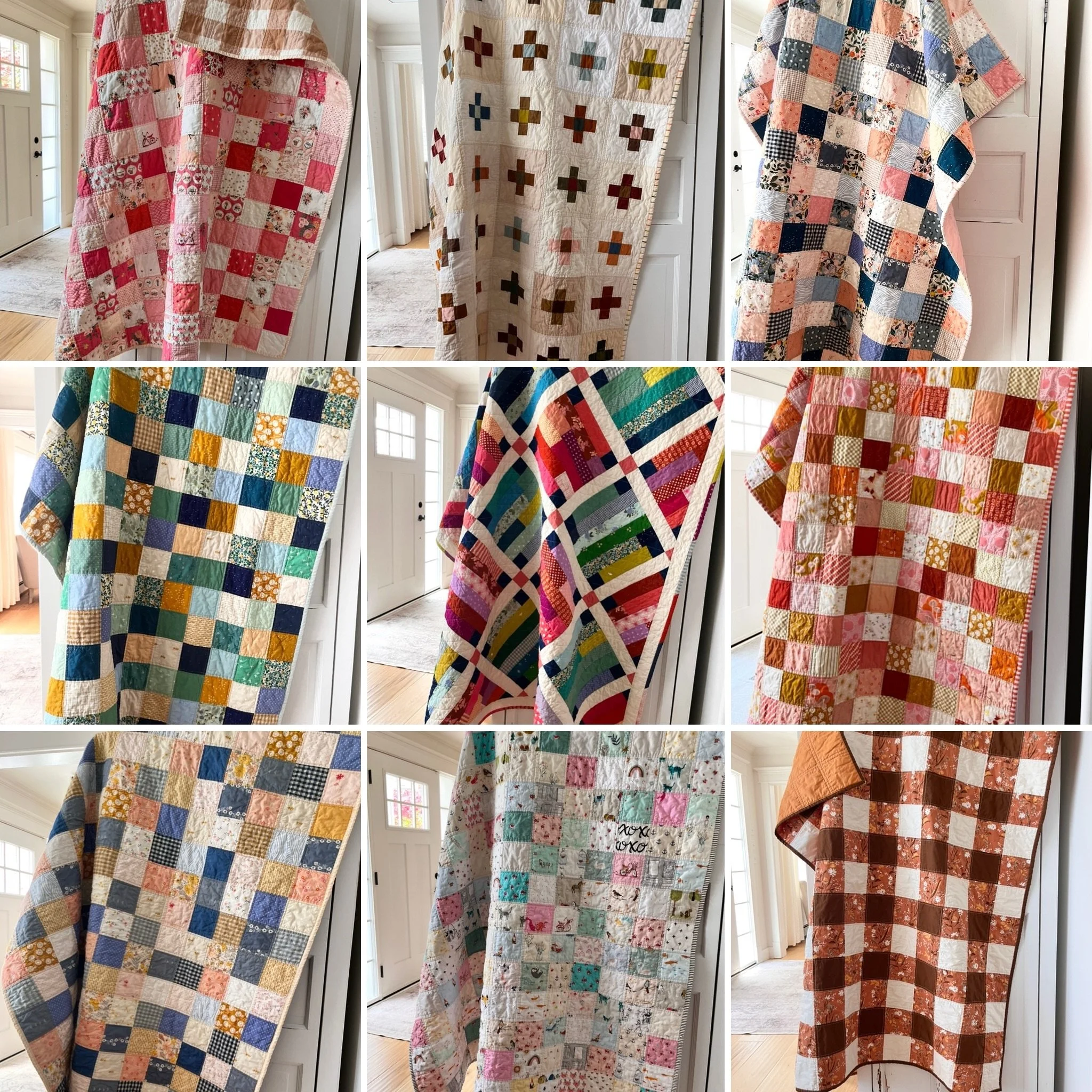 Last night I made a separate album in my photos for quilts of 2026, which makes them much easier to find out of my 8500 photos in my camera roll. Anyhow, not bad for the first 7 months of the year.  The only one currently available for purchase is th