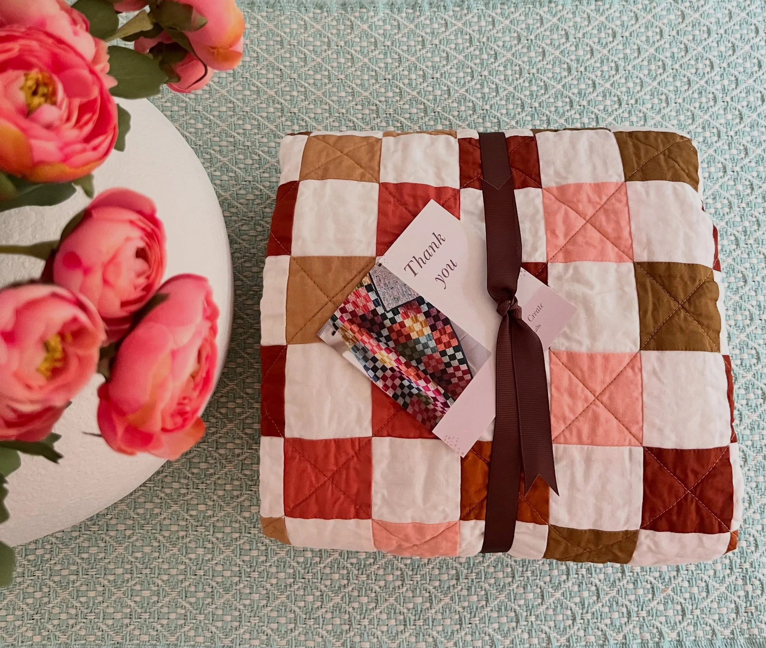 Saying goodbye to the Rustico Quilt this morning. ❤️ #patchwork #stampstitchcreate