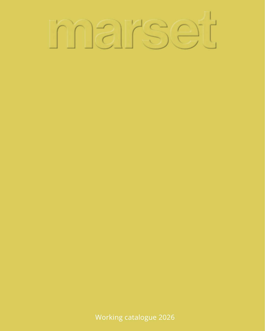MARSET CATALOGUE