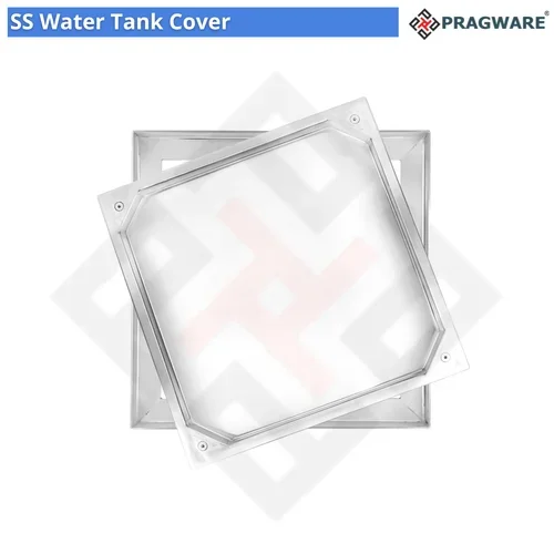 SS Water Tank Cover Recessed Insert for Marble Tile Kota Paver Screed