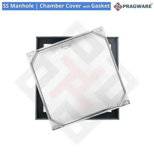 Manhole Chamber Cover Recessed Insert with EPDM Gasket