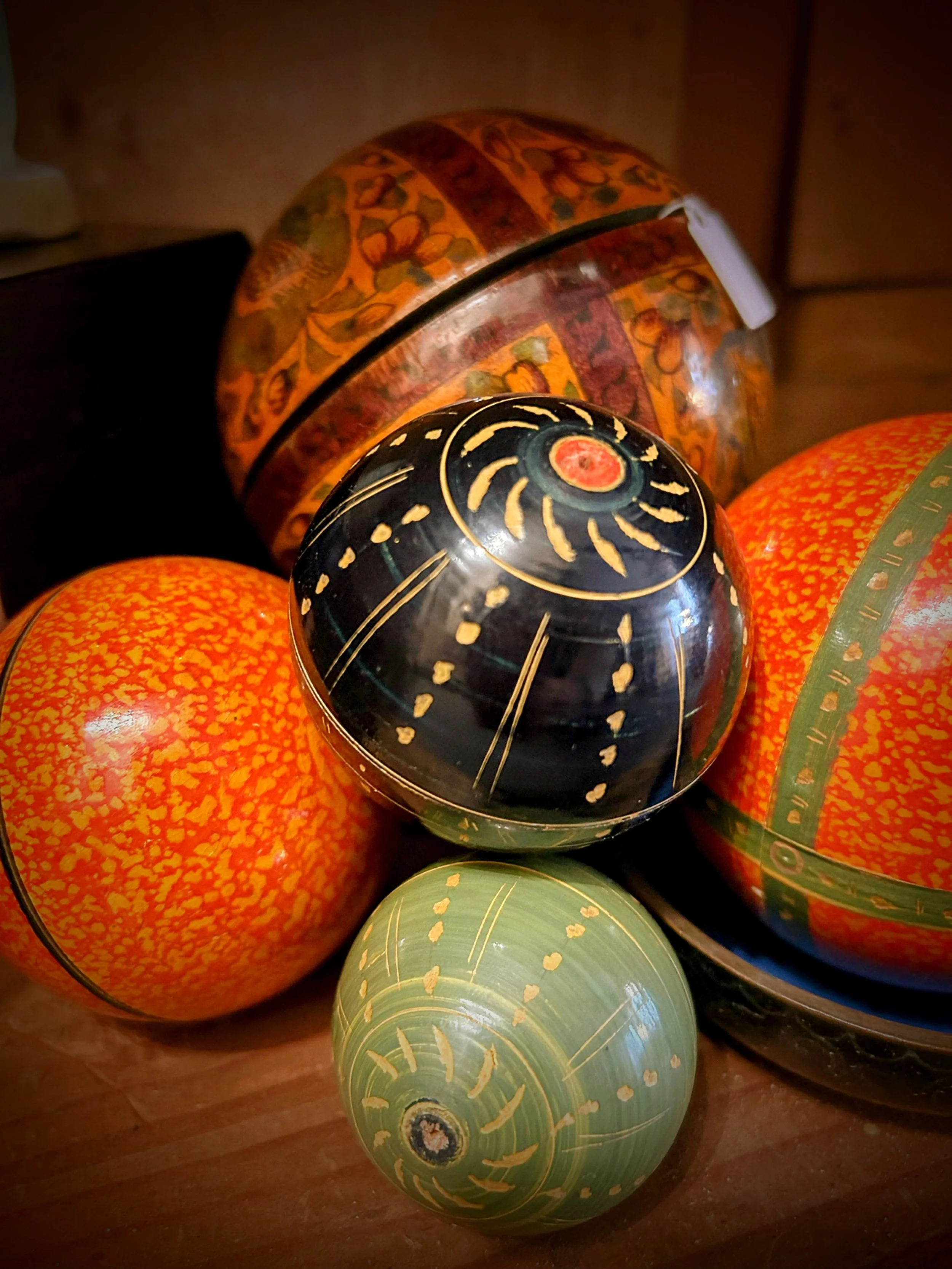 Vintage stacking balls