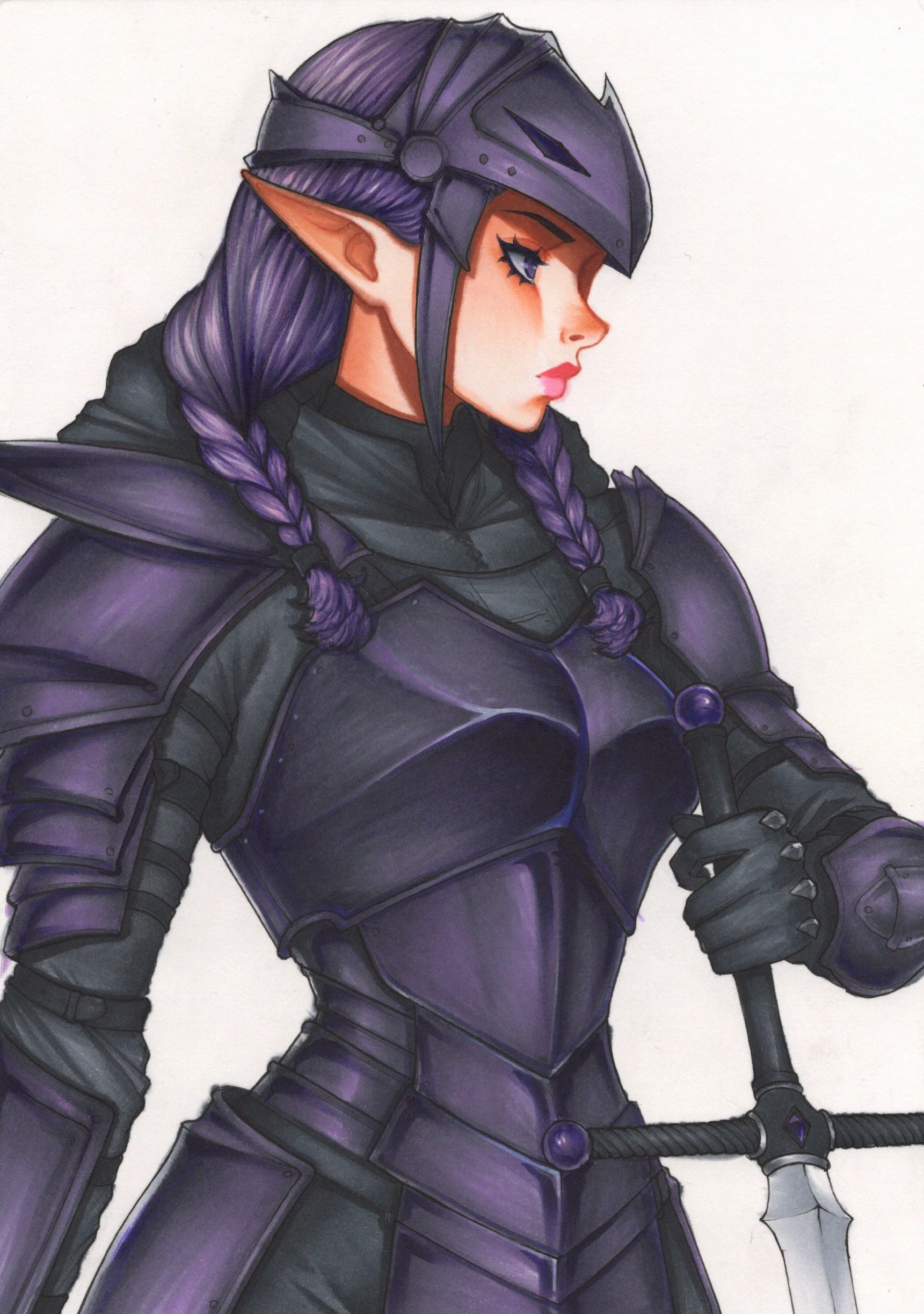Purple Blood // A5 (14,8 x 21 cm)