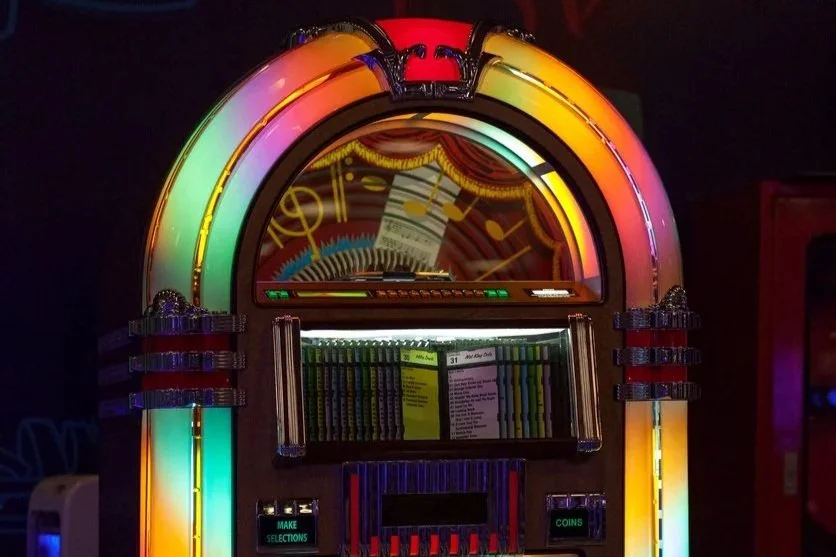 colorful jukebox