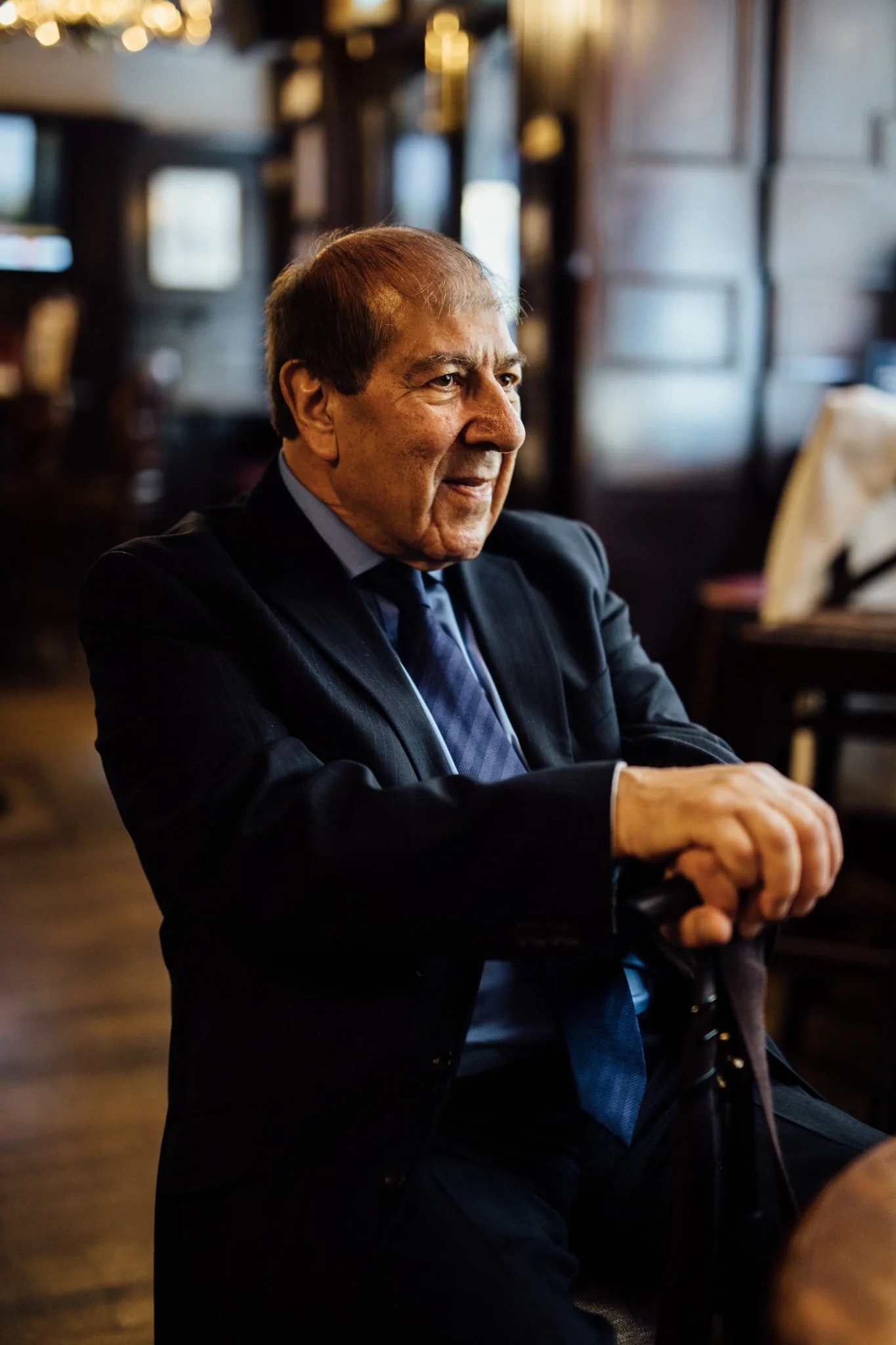  Father of the Groom in a pub before the wedding 