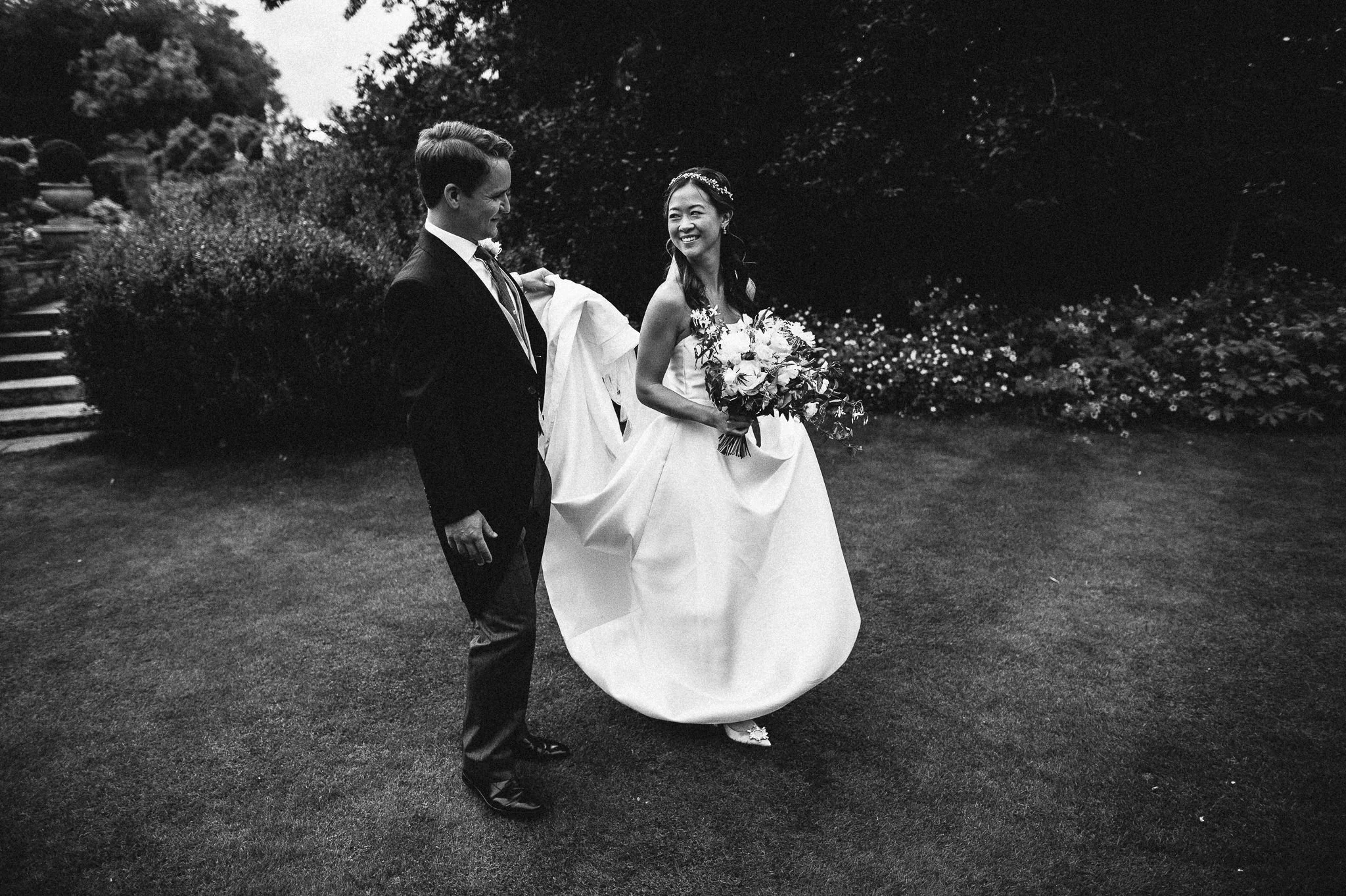  Bride and Groom looking at each other 