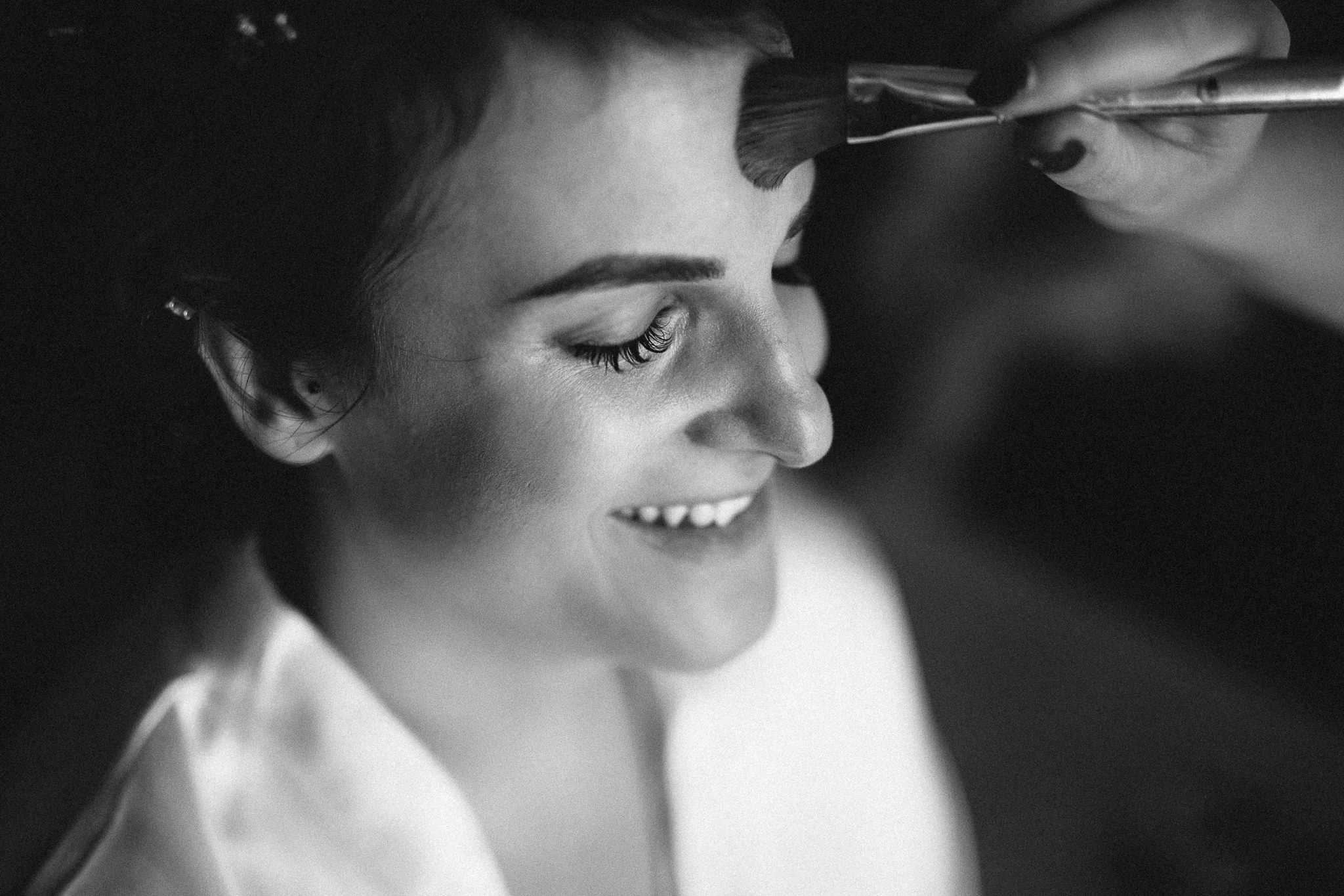  Bride smiling 