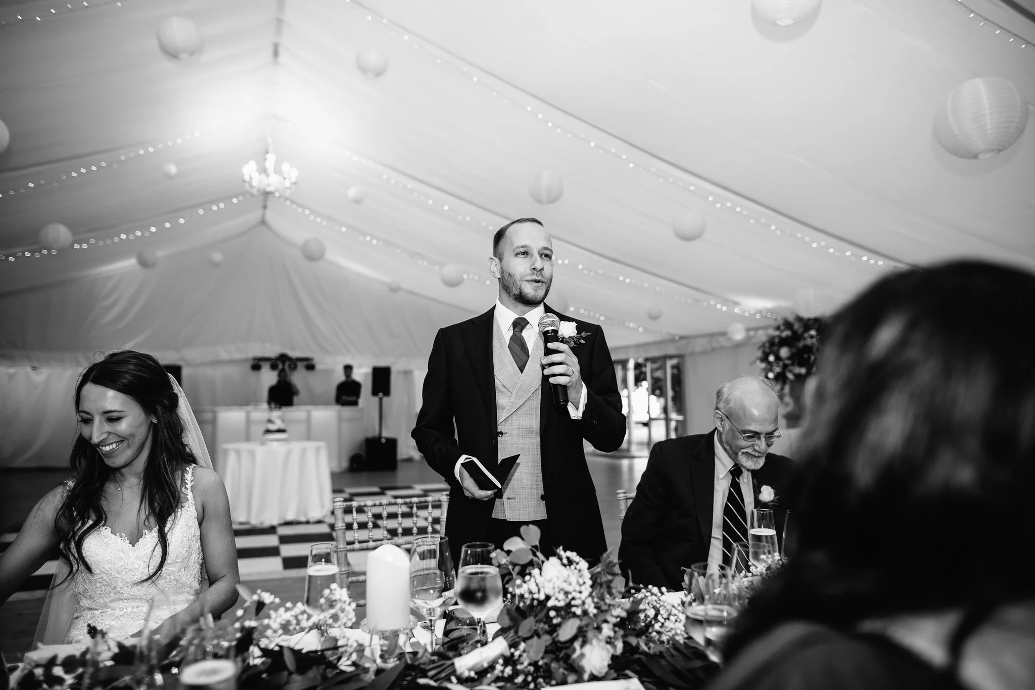  Groom giving a speech 