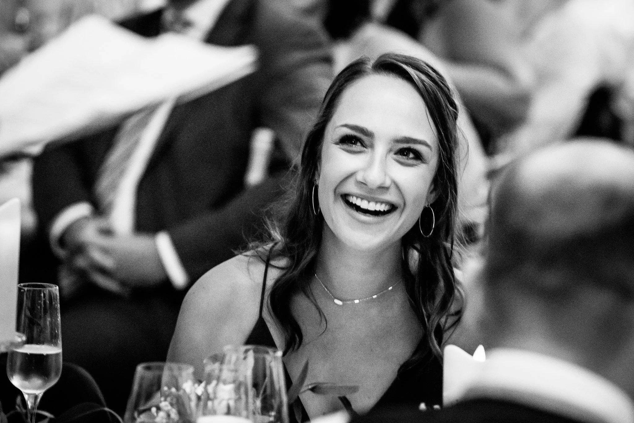  Sister of the Groom laughing and smiling 