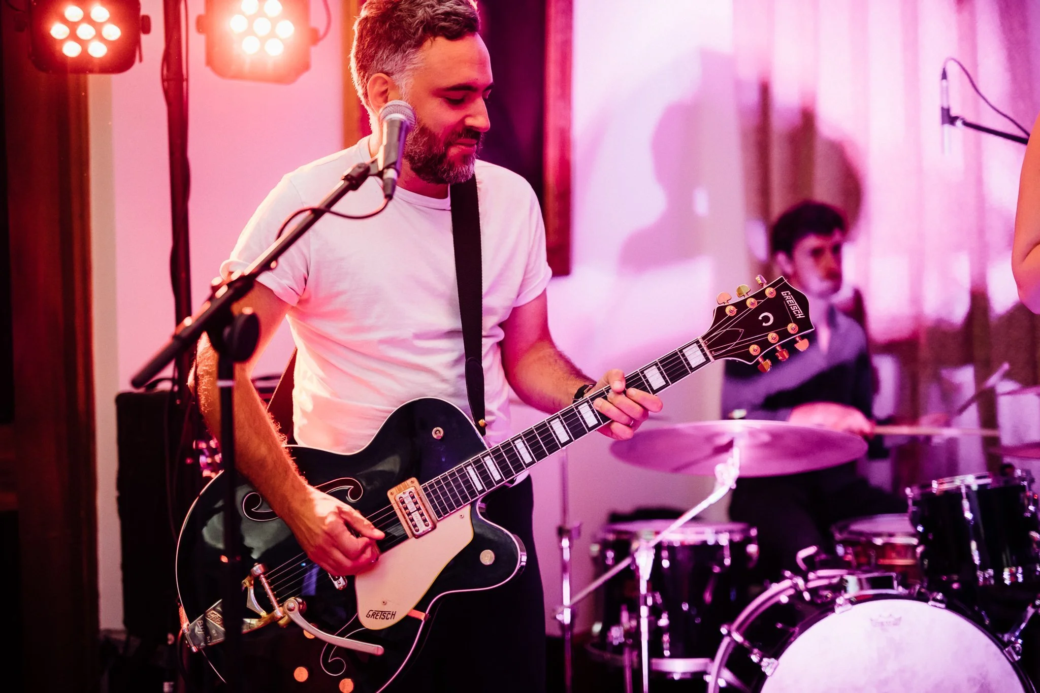  Wedding band playing  at Walton Heath Golf Club Surrey 