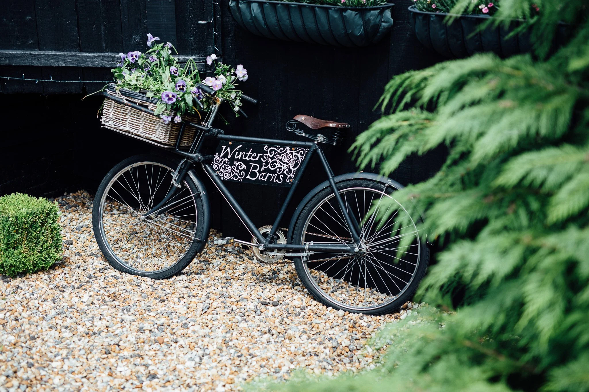  A bike at Winters Barns Wedding Venue Kent 
