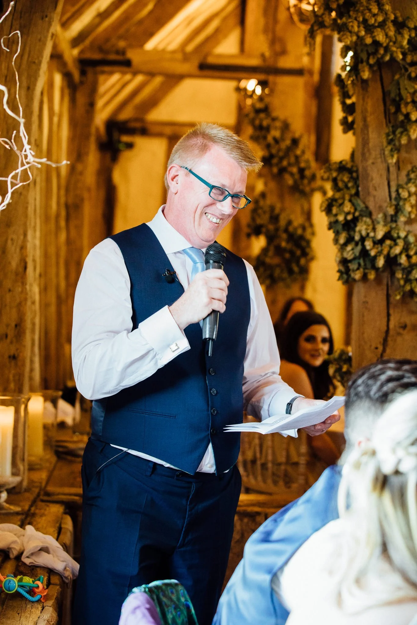  Father of the Bride gives a speech 