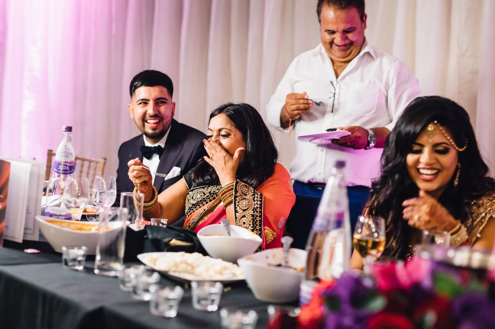  Mother of the bride laughing 