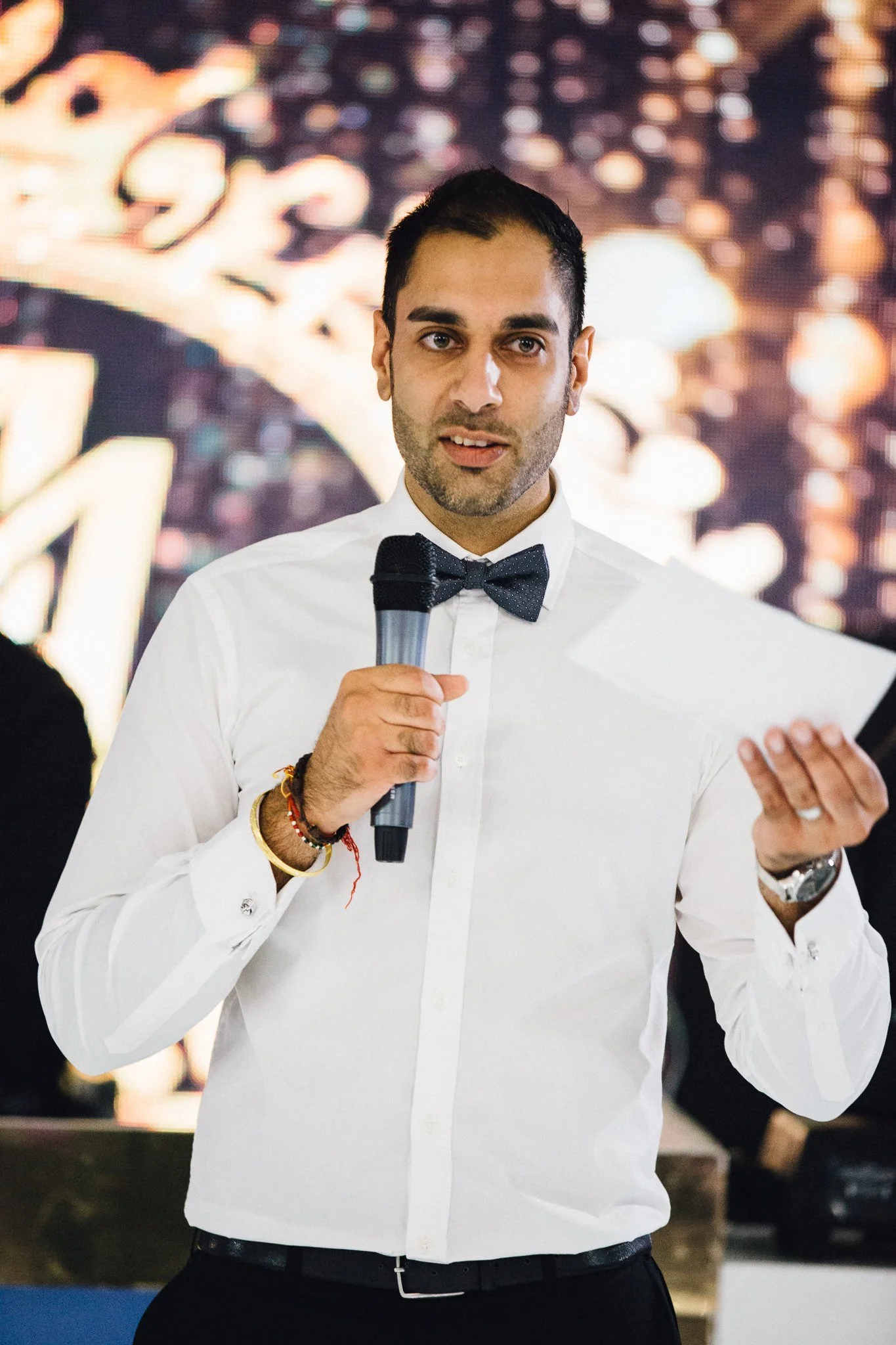  Groom giving speech 
