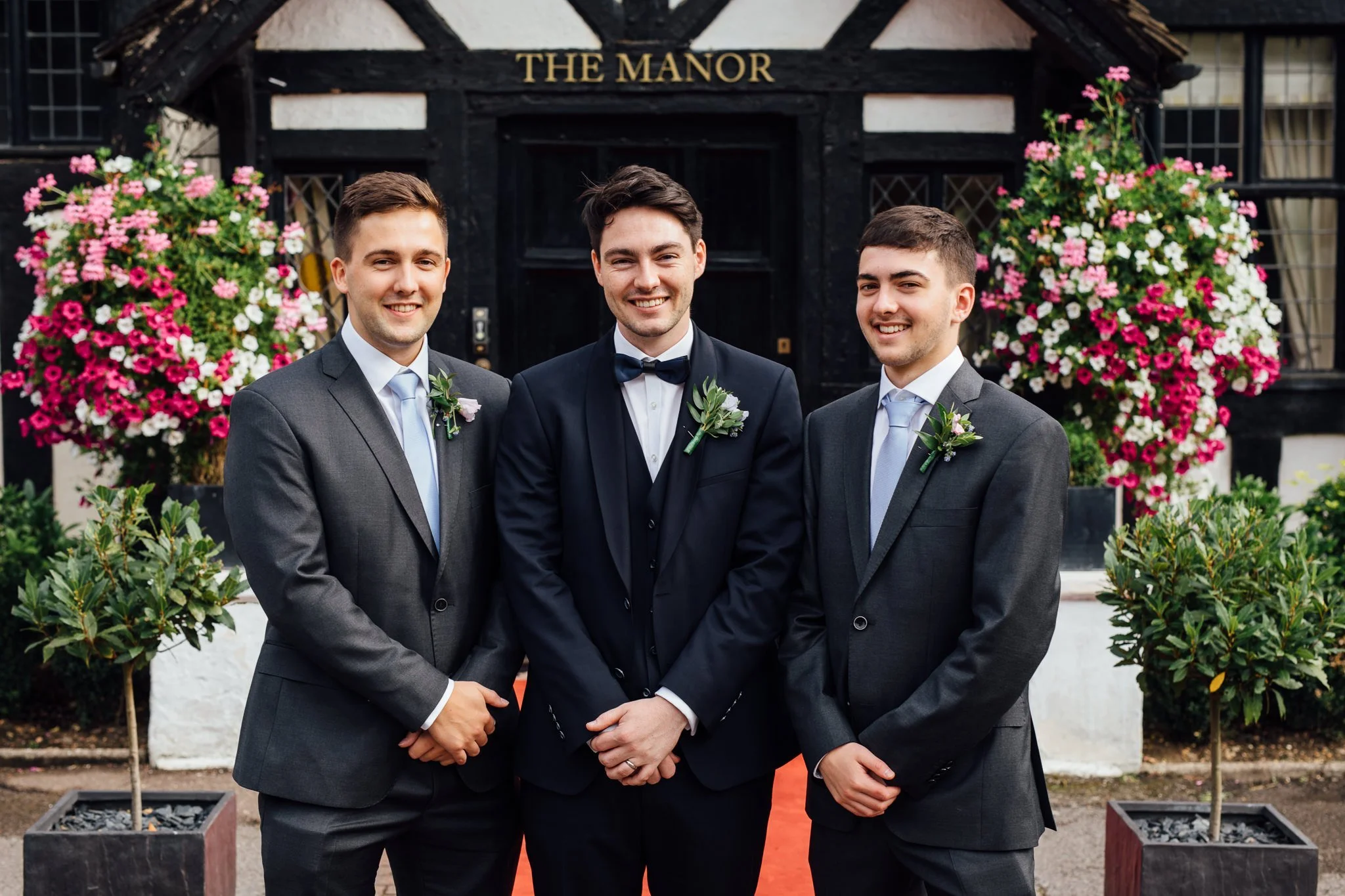  Groom and his groomsmen 