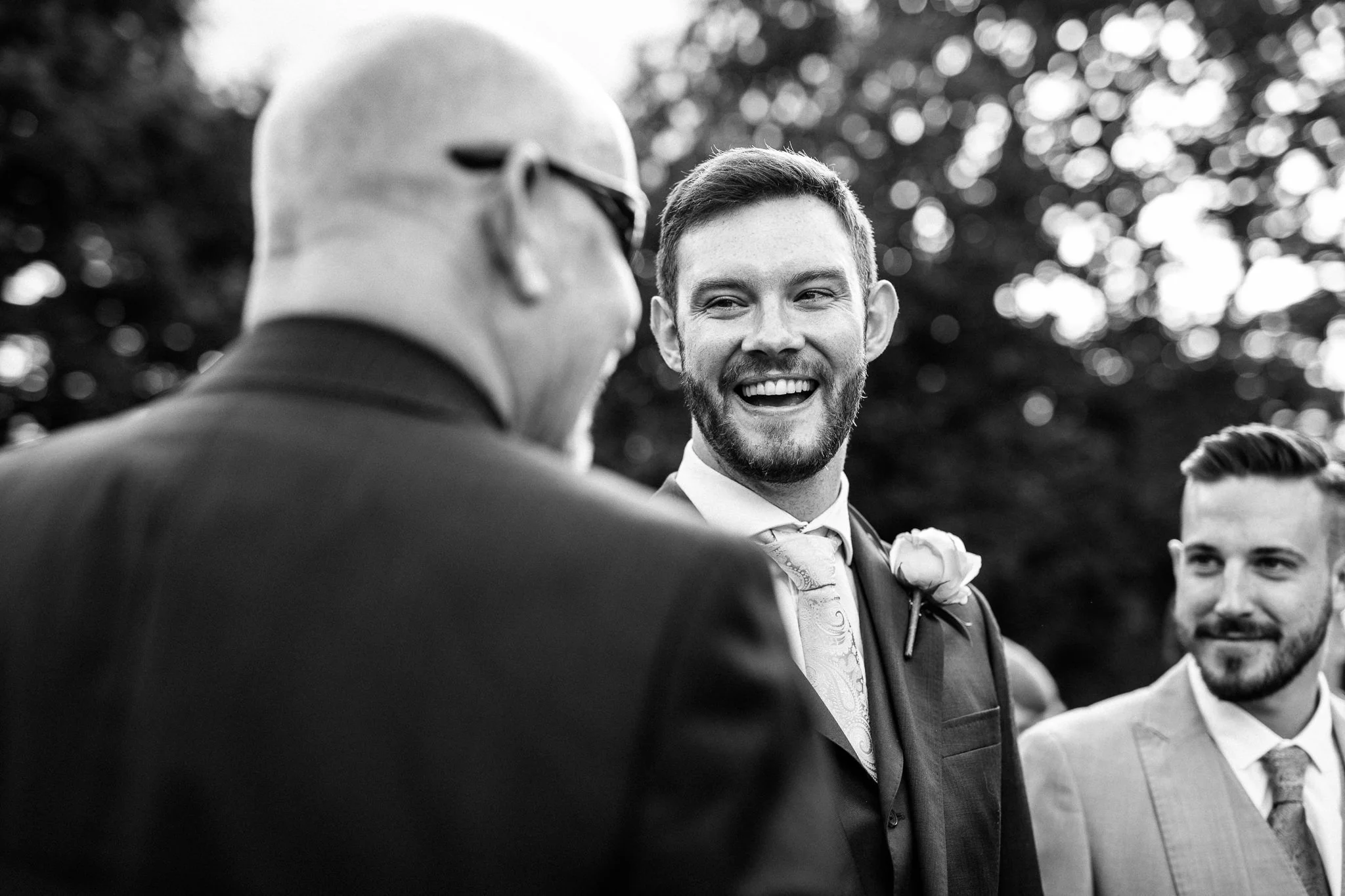  Groom laughing 