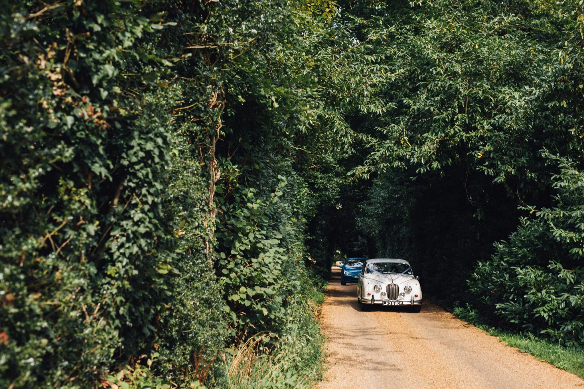 Bridal car arrives at Micklefield Hall 
