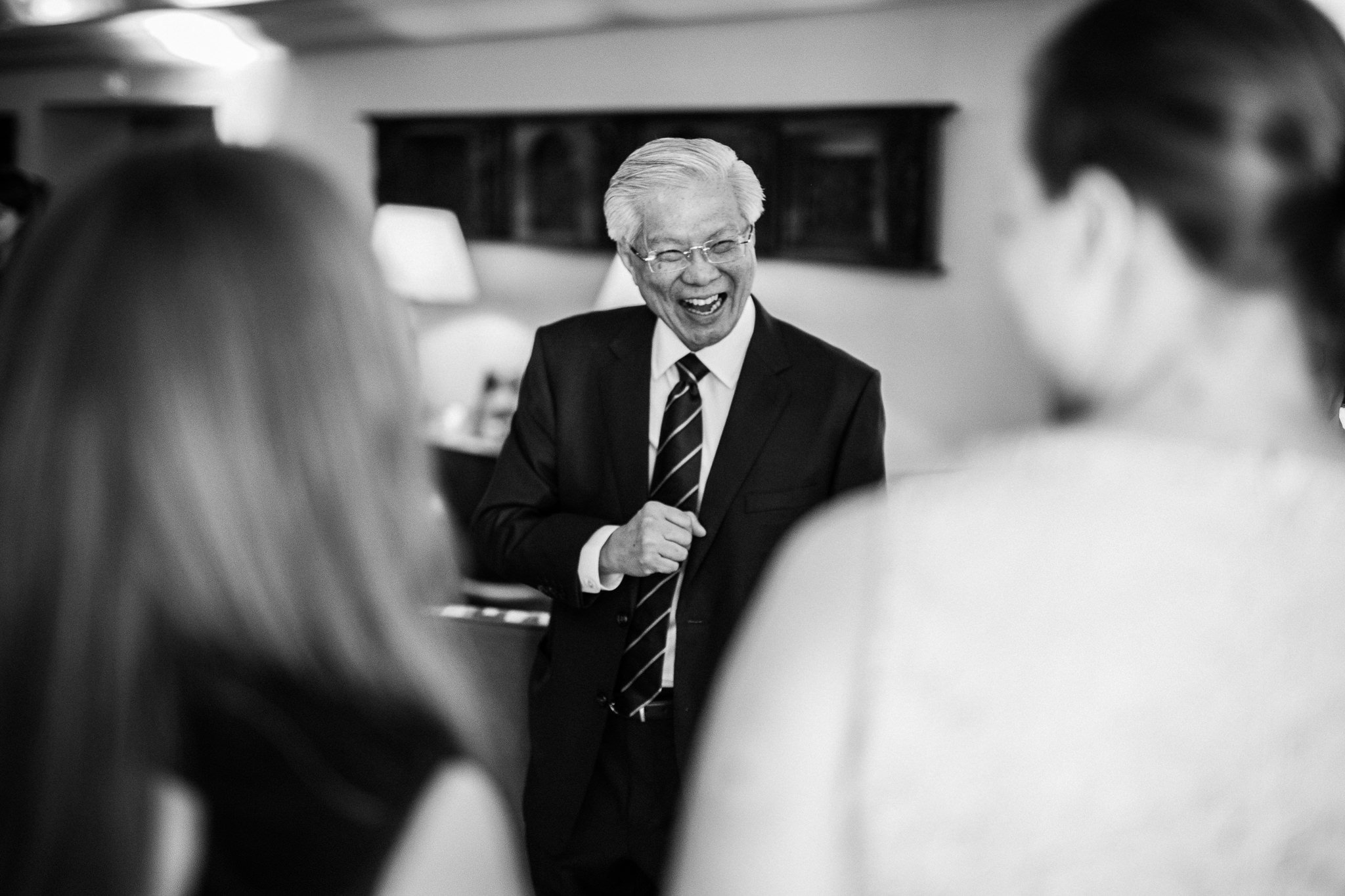  Father of the bride laughing 