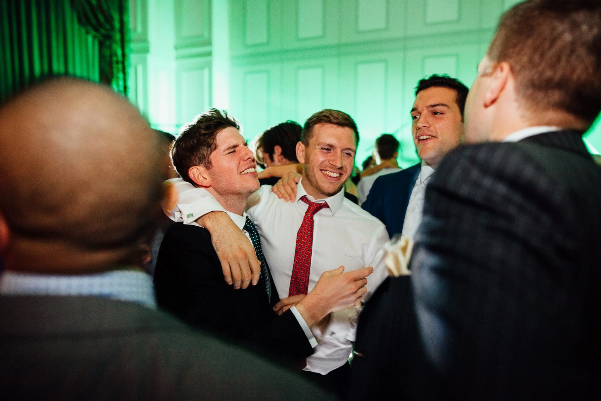  Men dancing on the dancefloor at The Landmark London hotel 