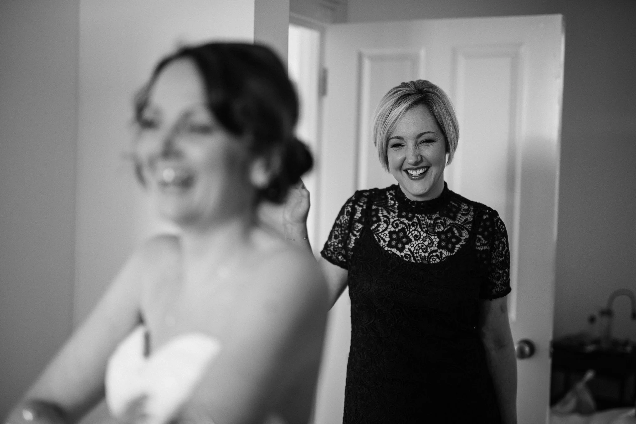  Bridesmaid smiling 
