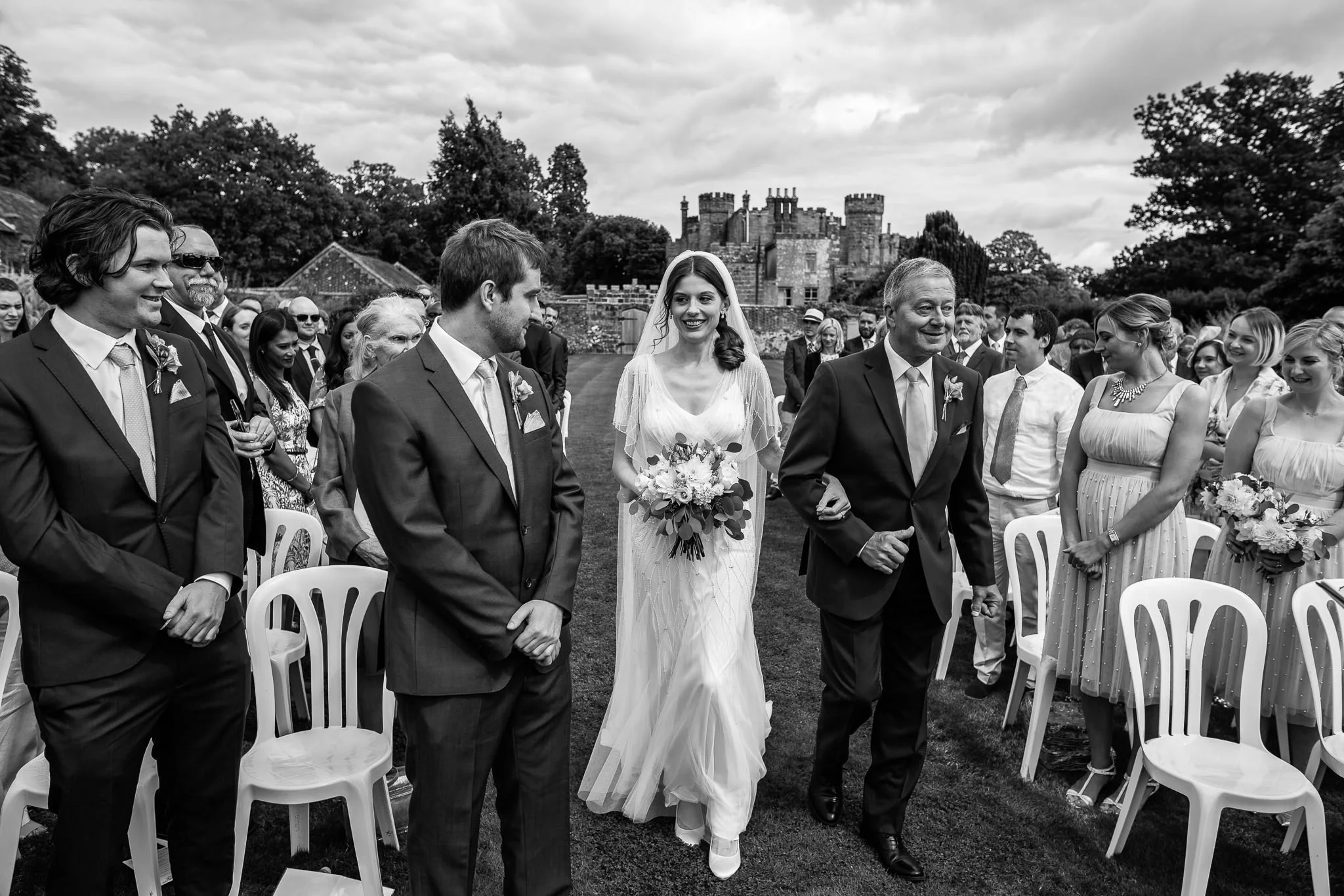  Bride and Groom see each other for the first time 