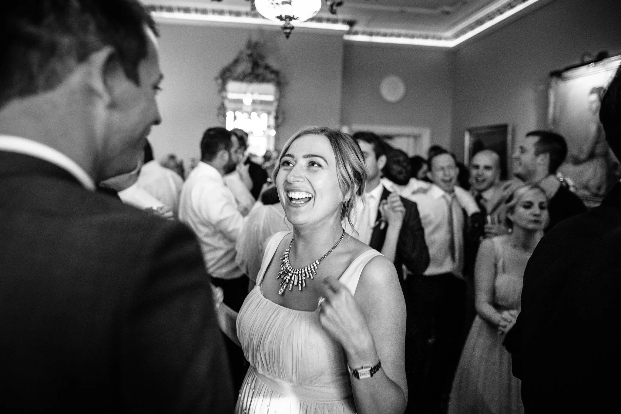  Bridesmaid during the dancing 