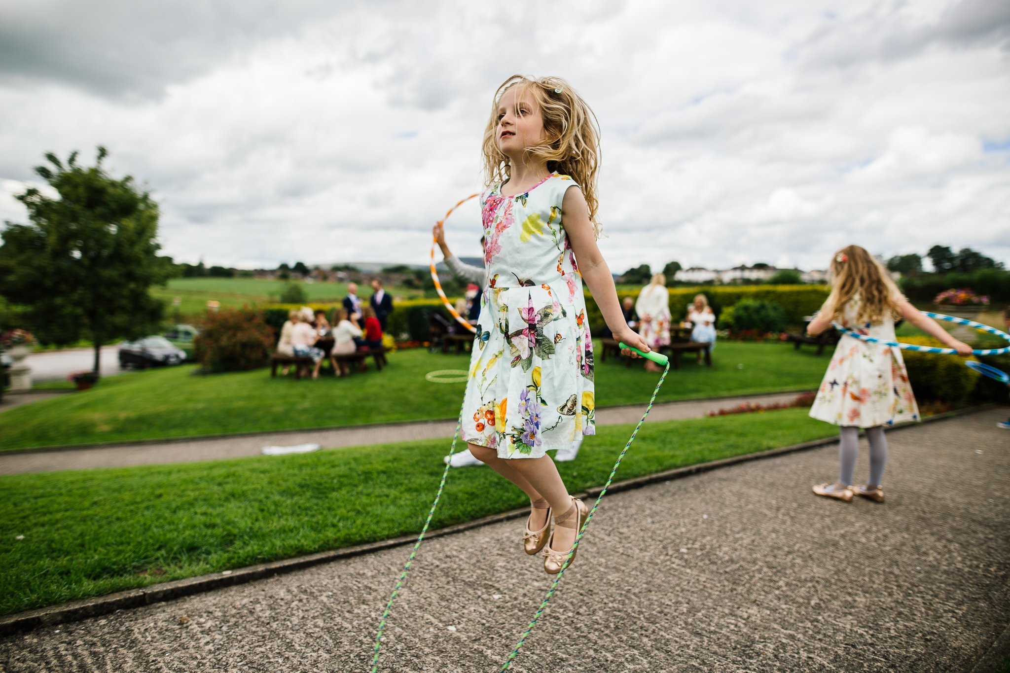  Child skipping 