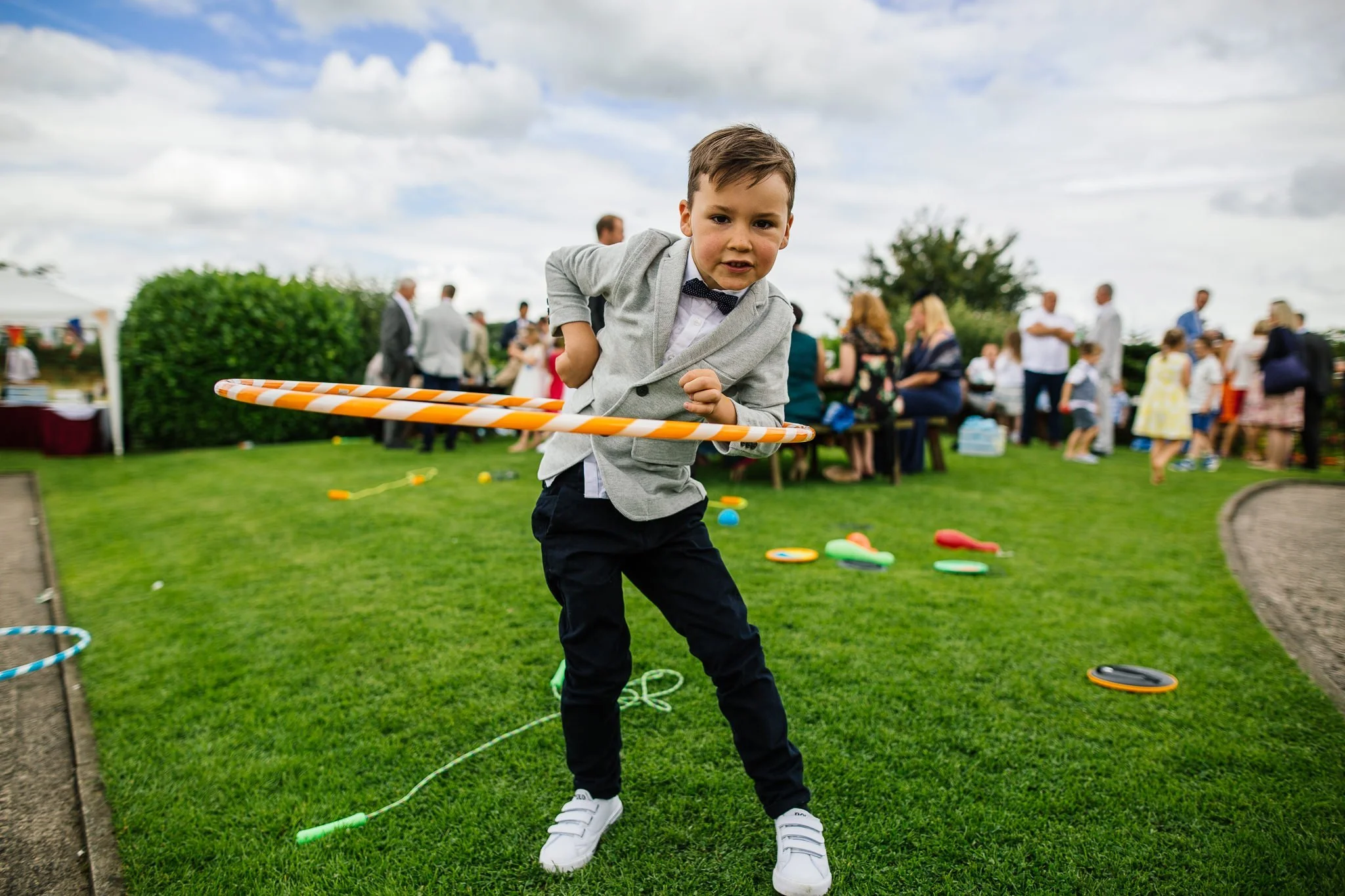  Child doing hula hoop 