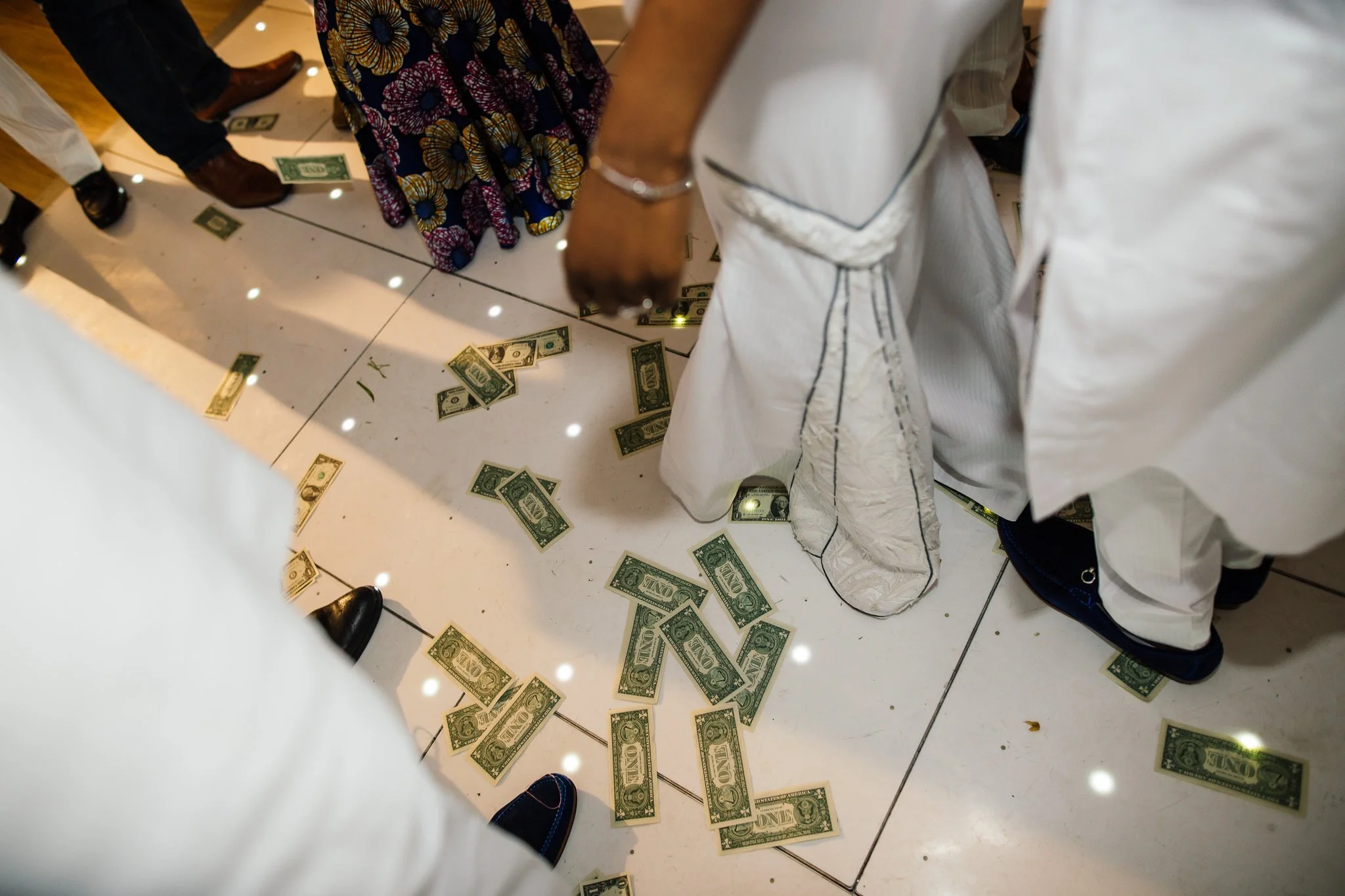 Money on the floor 