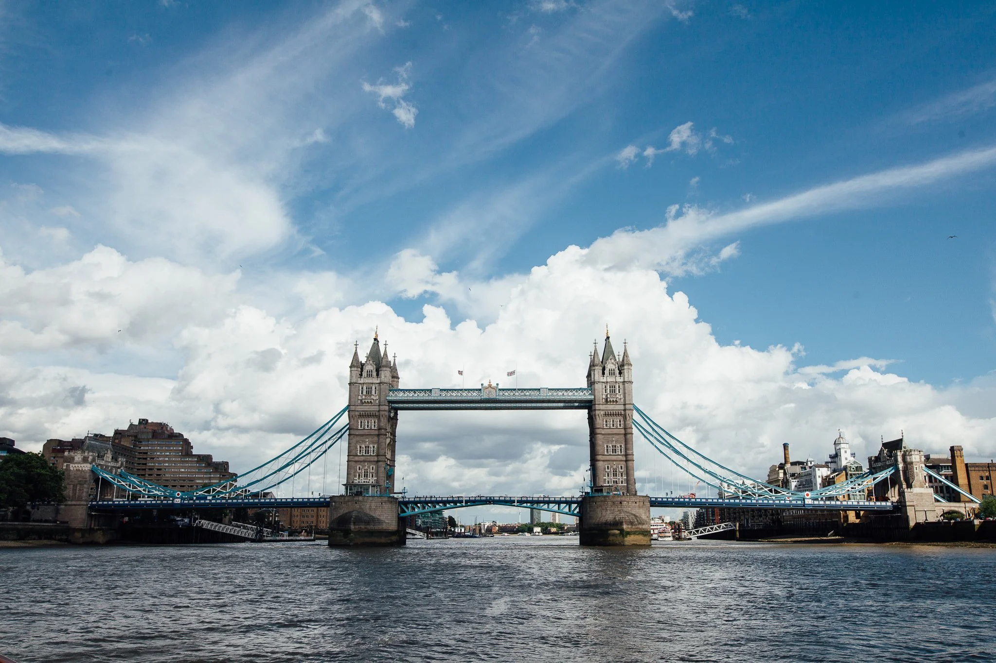  Tower Bride as seen from the Thames 
