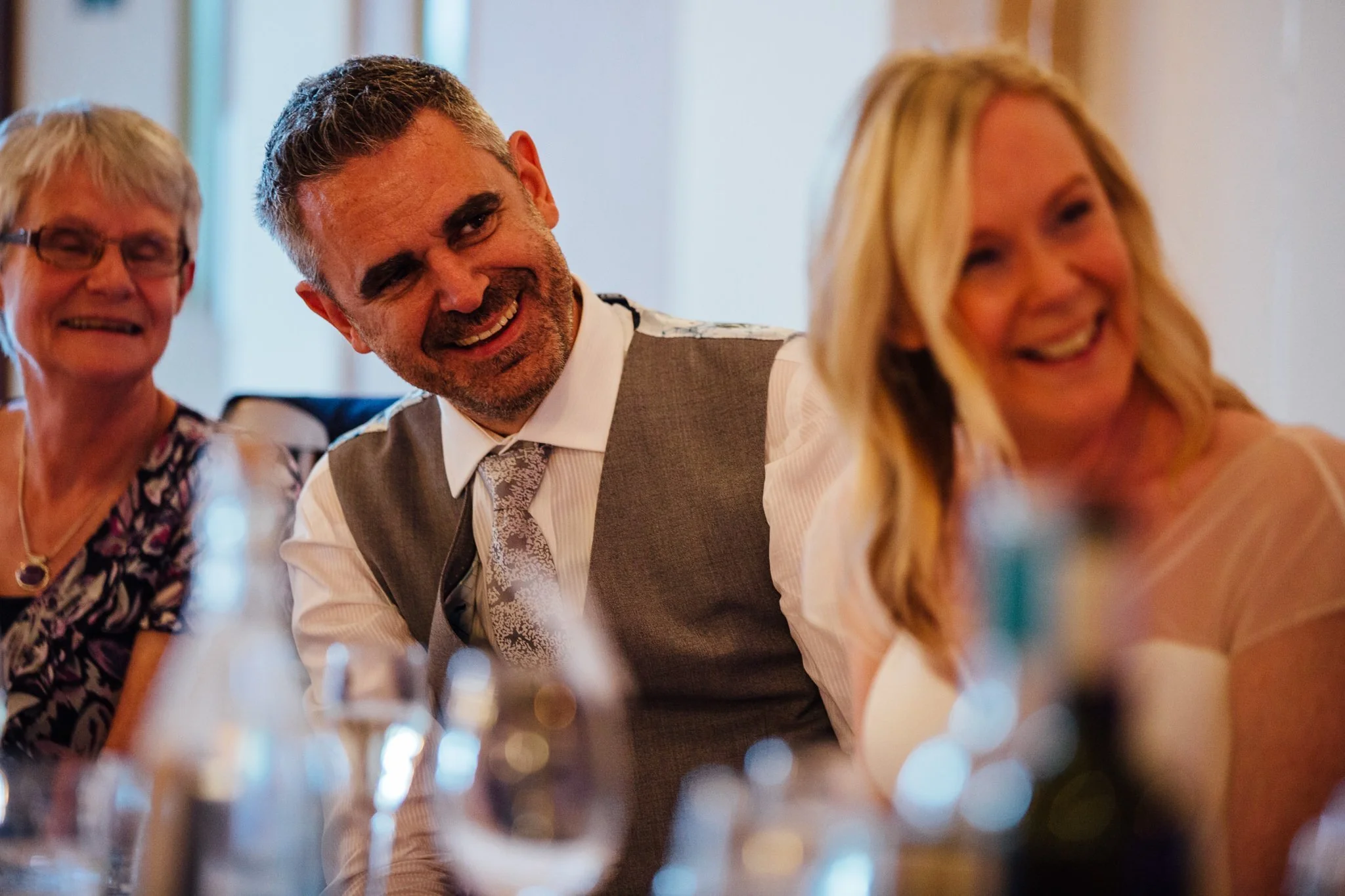  Groom smiling 