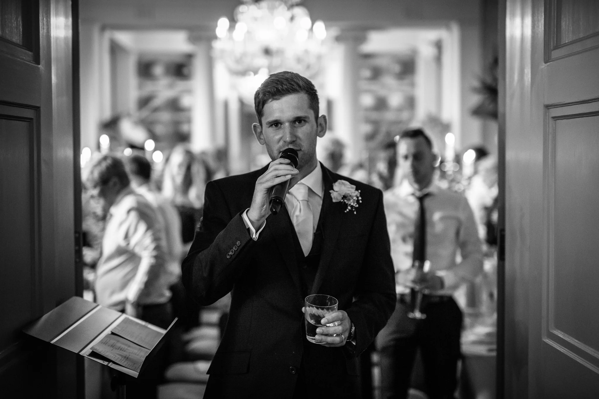  Groom giving a speech 