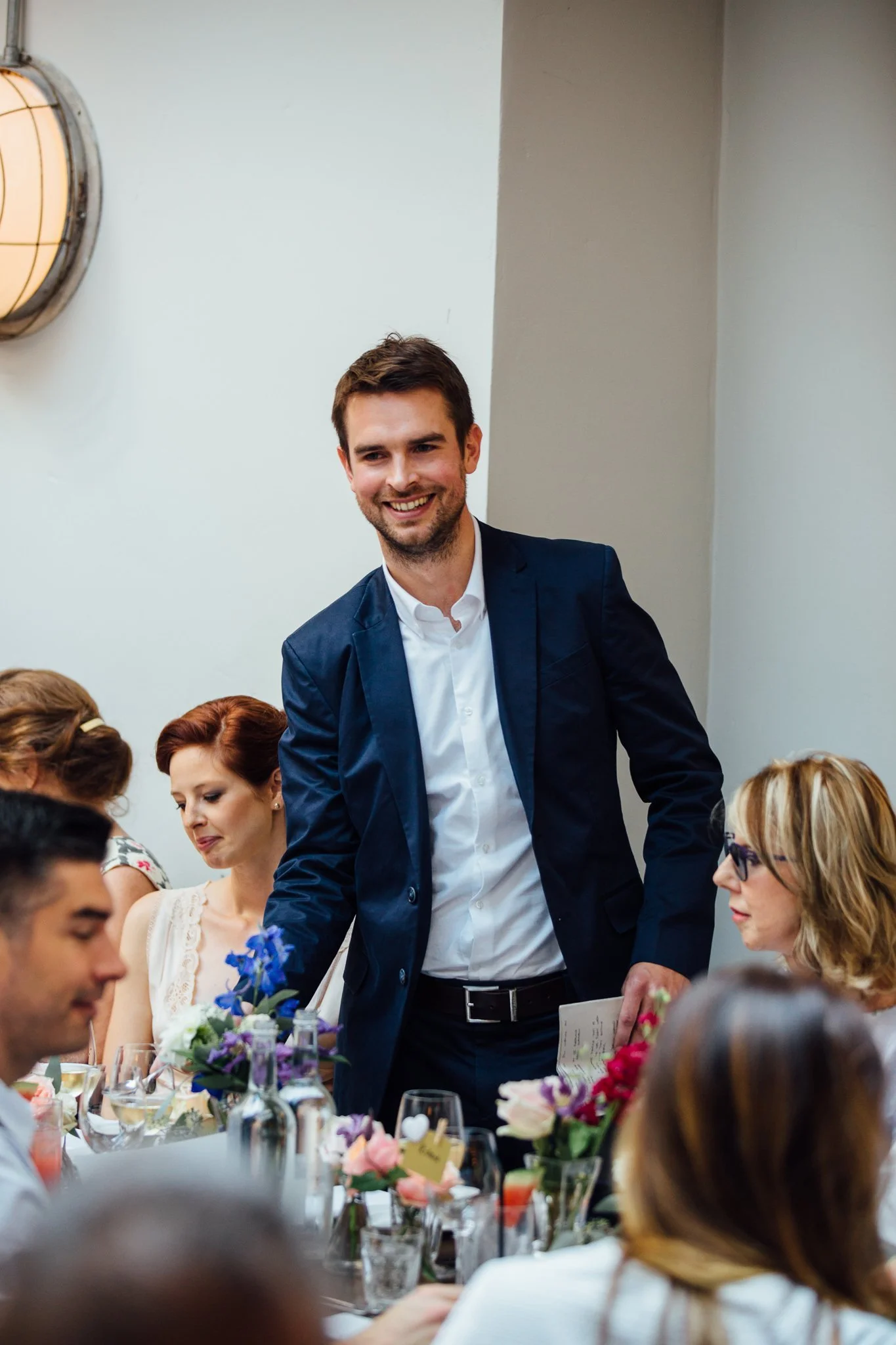  Groom giving speech 