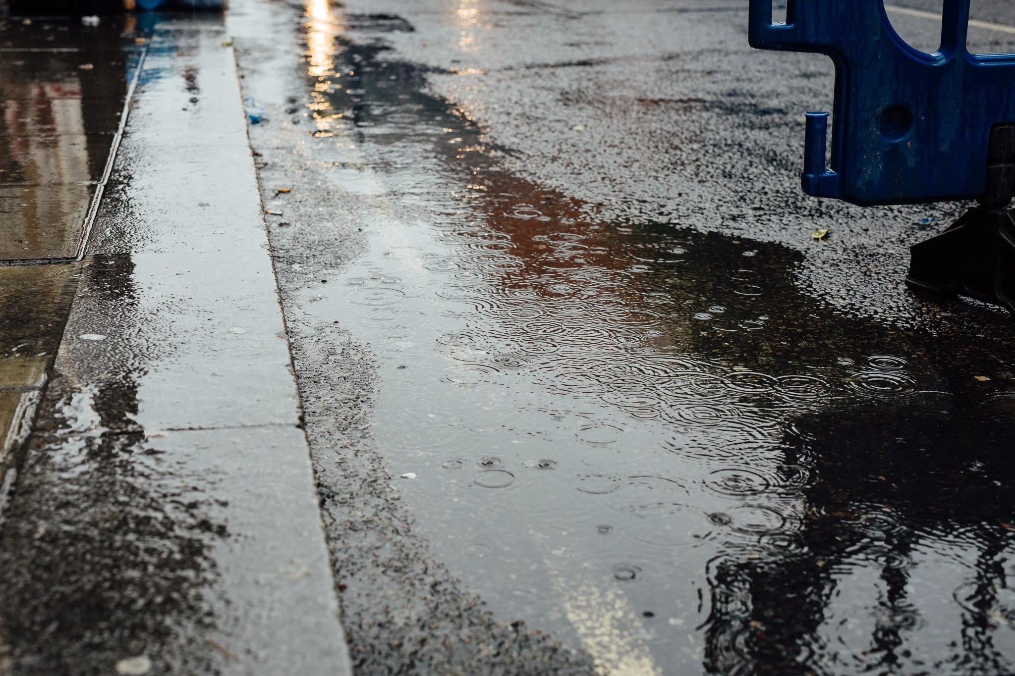  Puddle on the road 