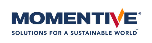 MOMENTIVE logo with the tagline 'Solutions for a sustainable world'