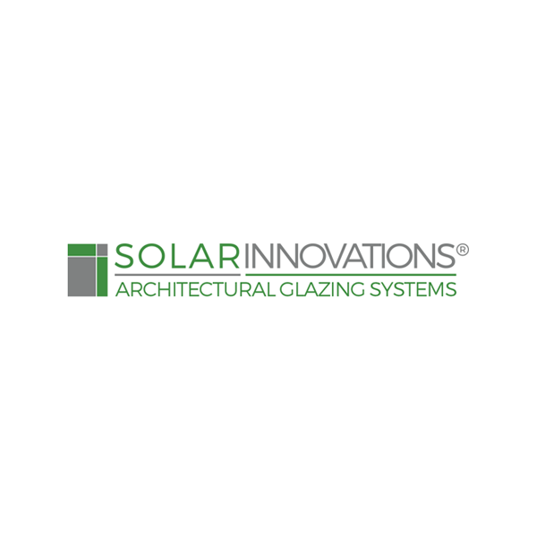 Logo for Solar Innovations, a company specializing in architectural glazing systems