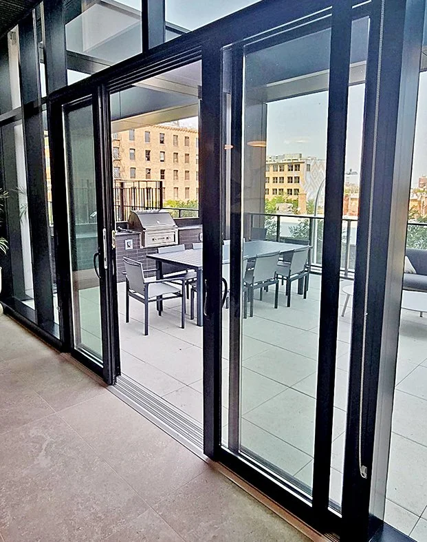 Slide and Stack Door System Exterior Multi-Family