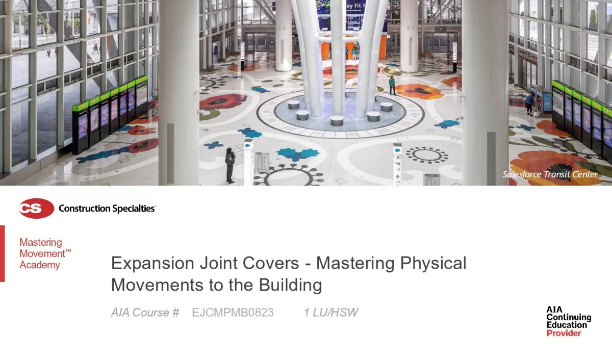 Expansion Joint AIA Presentation Denver, CO
