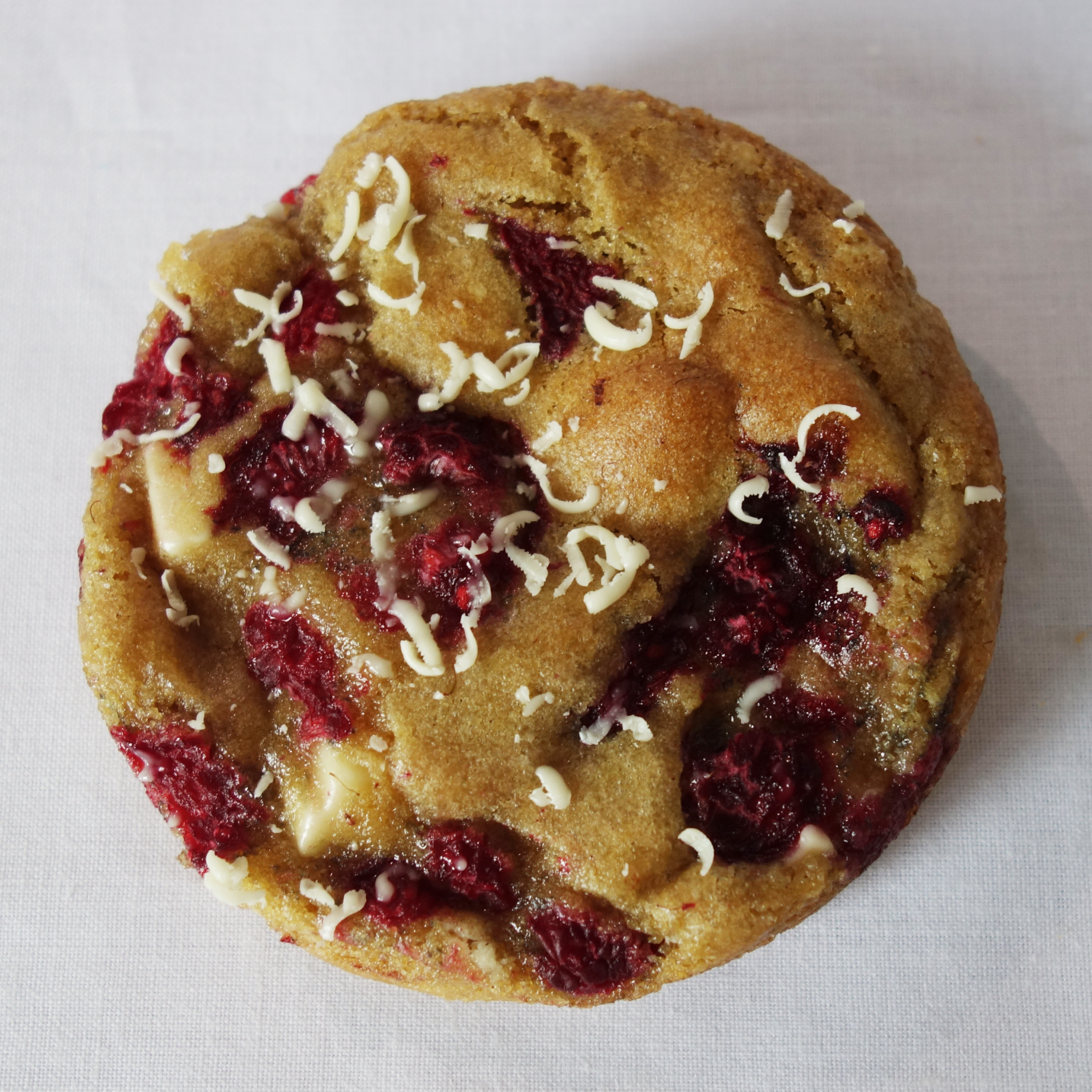 Cookie chocolat blanc & framboise