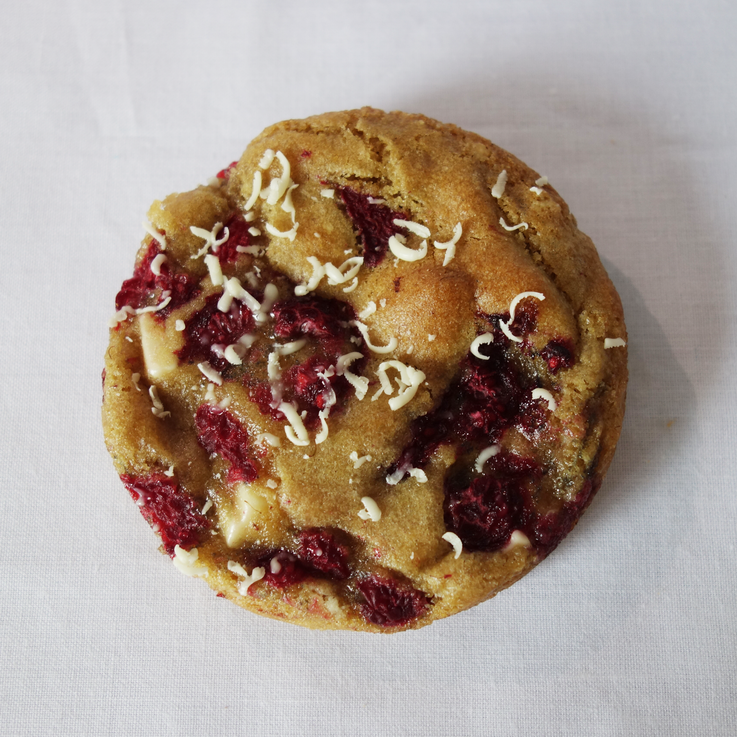 Cookie chocolat blanc & framboise