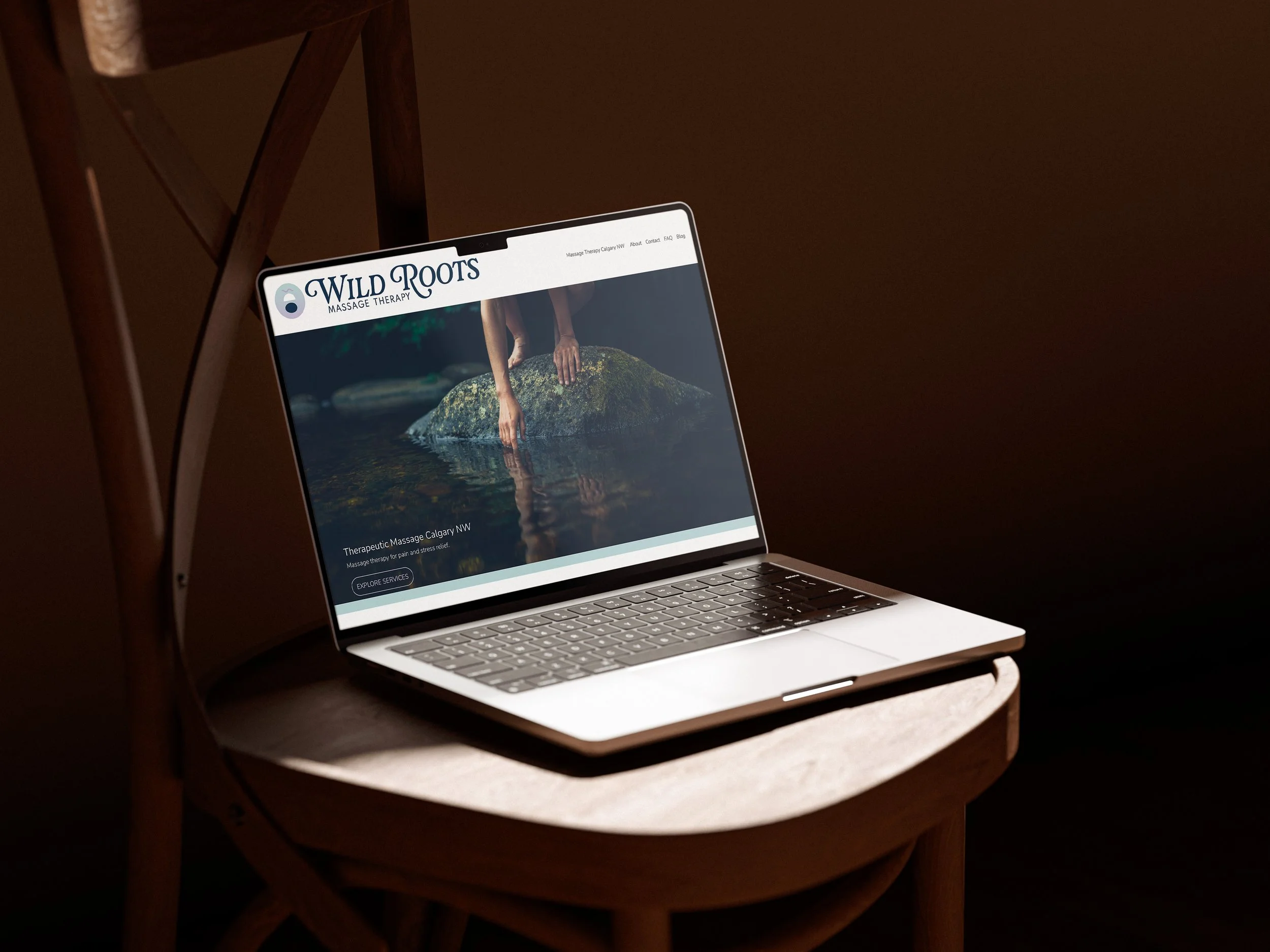 ELE Graphic Design-Branding-Logo-Wild Roots Massage Therapy